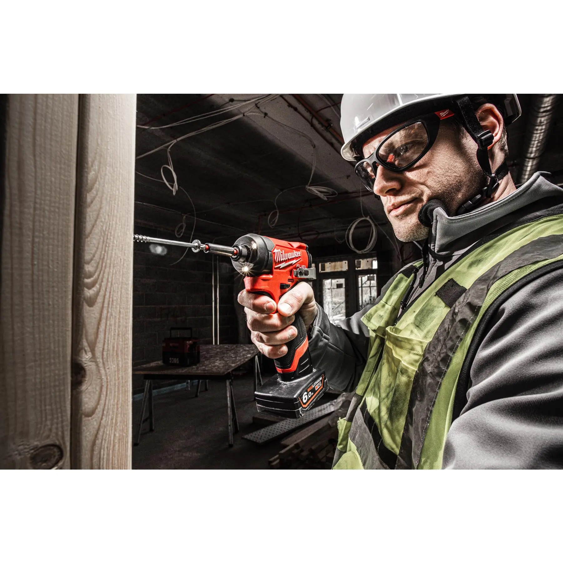 Milwaukee M12 Fuel Powerpack Kit 12V Cordless Combi Drill + Impact Driver 2 x 6Ah Batteries + Charger M12FPP2A2-602X - Image 3
