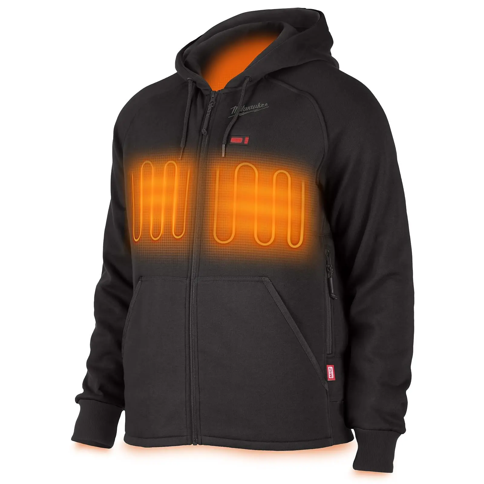 Milwaukee M12 Heated Hoodie Black Bare Unit M12HHBL4-0 - Image 4