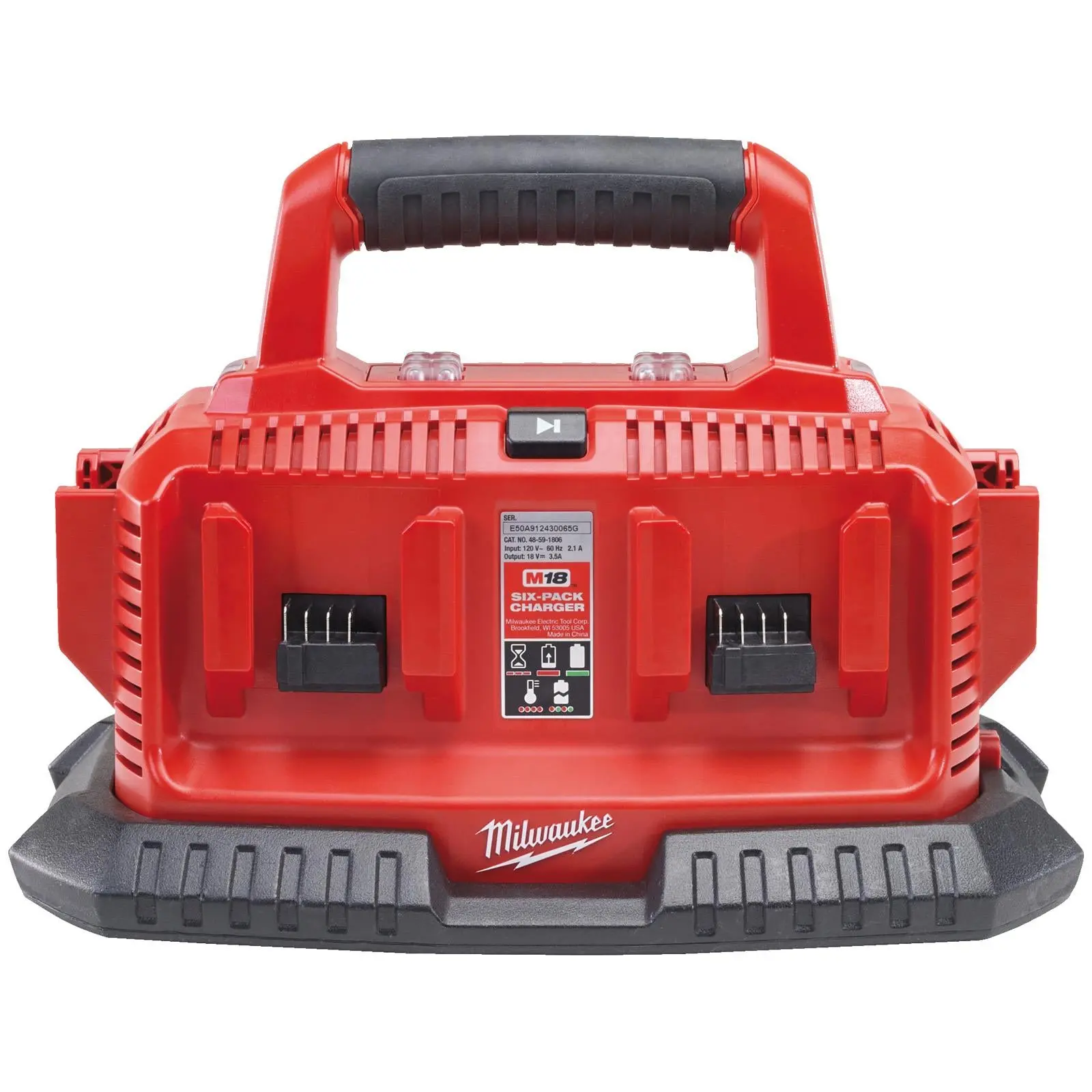 Milwaukee M14-M18 Multibay Battery Charger 240V GB M1418C6 - Image 2