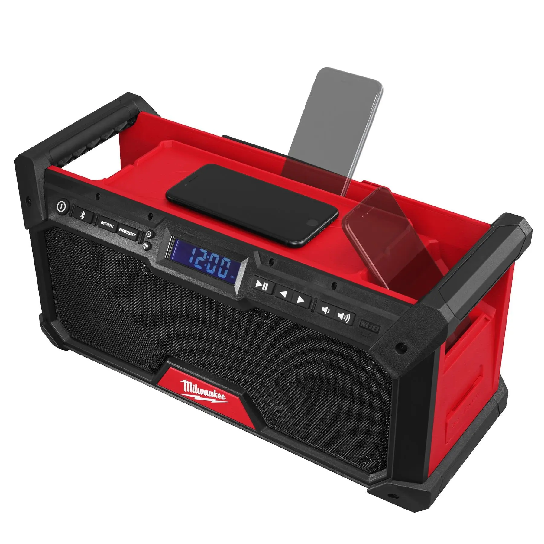 Milwaukee M18 18V Cordless Jobsite Radio DAB+ Bare Unit M18RADDAB+G2-0 - Image 6