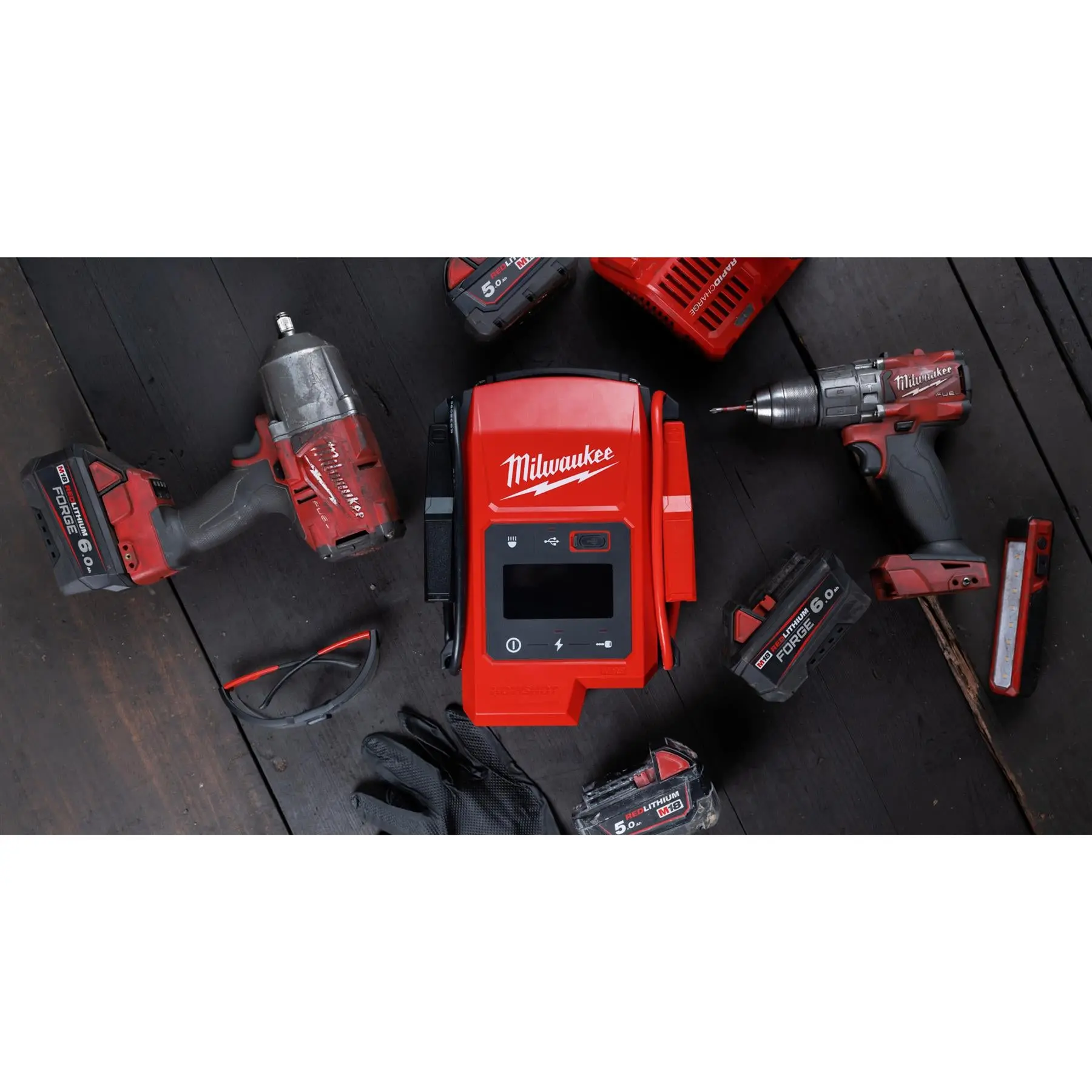 Milwaukee M18 18V Cordless Jump Starter Bare Unit M18JS2000-0 - Image 12