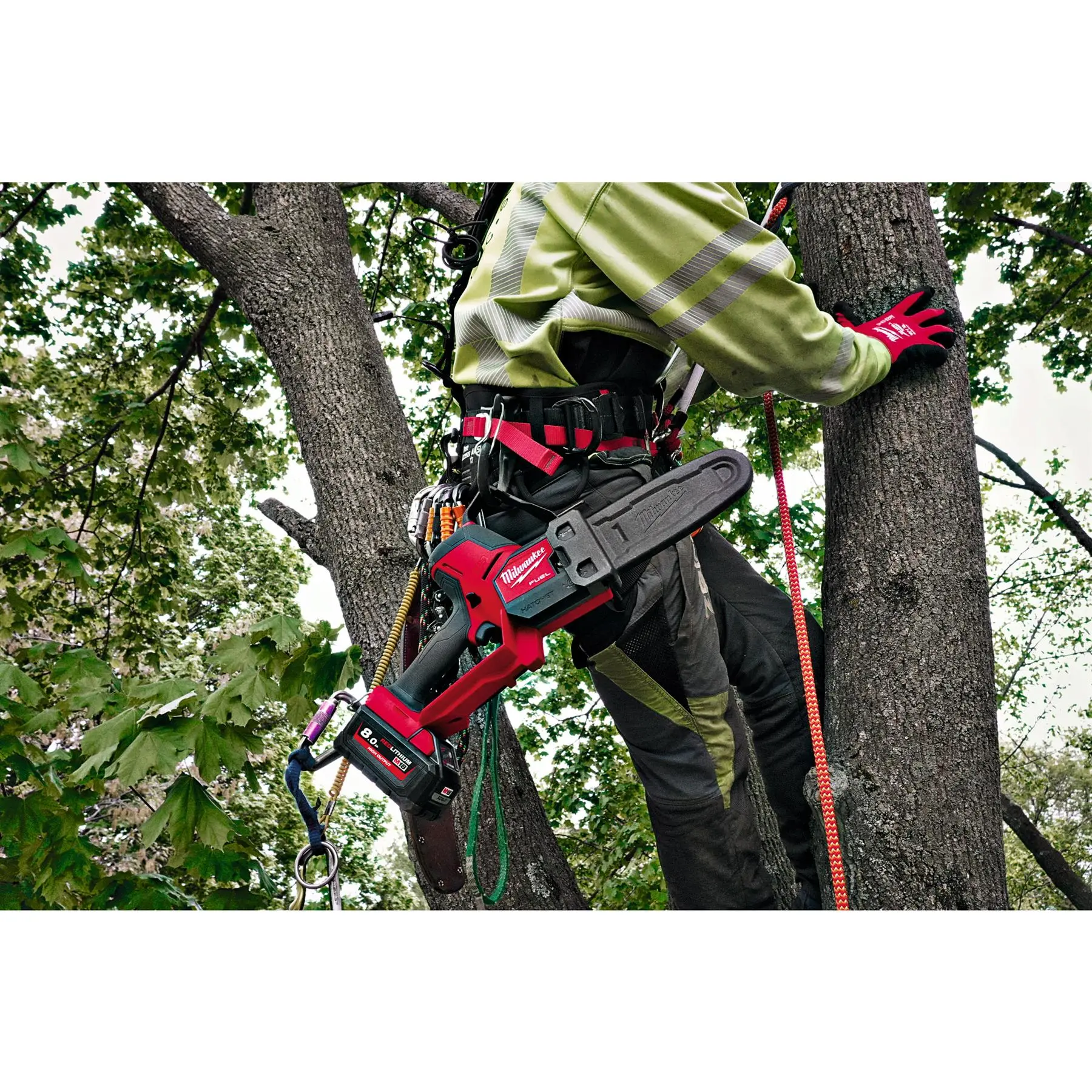 Milwaukee M18 18V FUEL HATCHET Pruning Saw 20cm Brushless Bare Unit M18FHS20-0 - Image 15