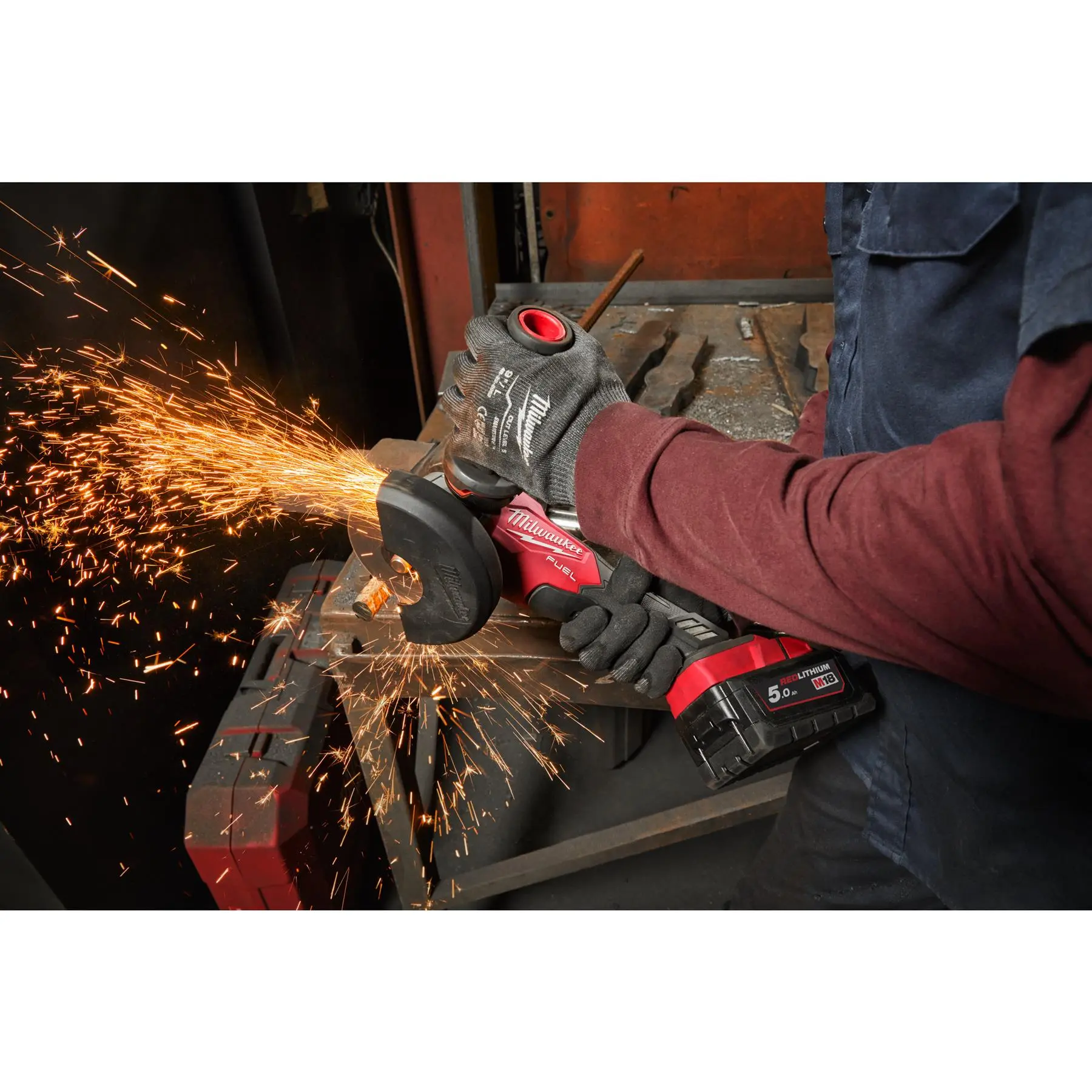 Milwaukee M18 18V Fuel Powerpack Cordless Kit 6 Piece Set 3 x Batteries + Charger M18FPP6L3-503B - Image 3