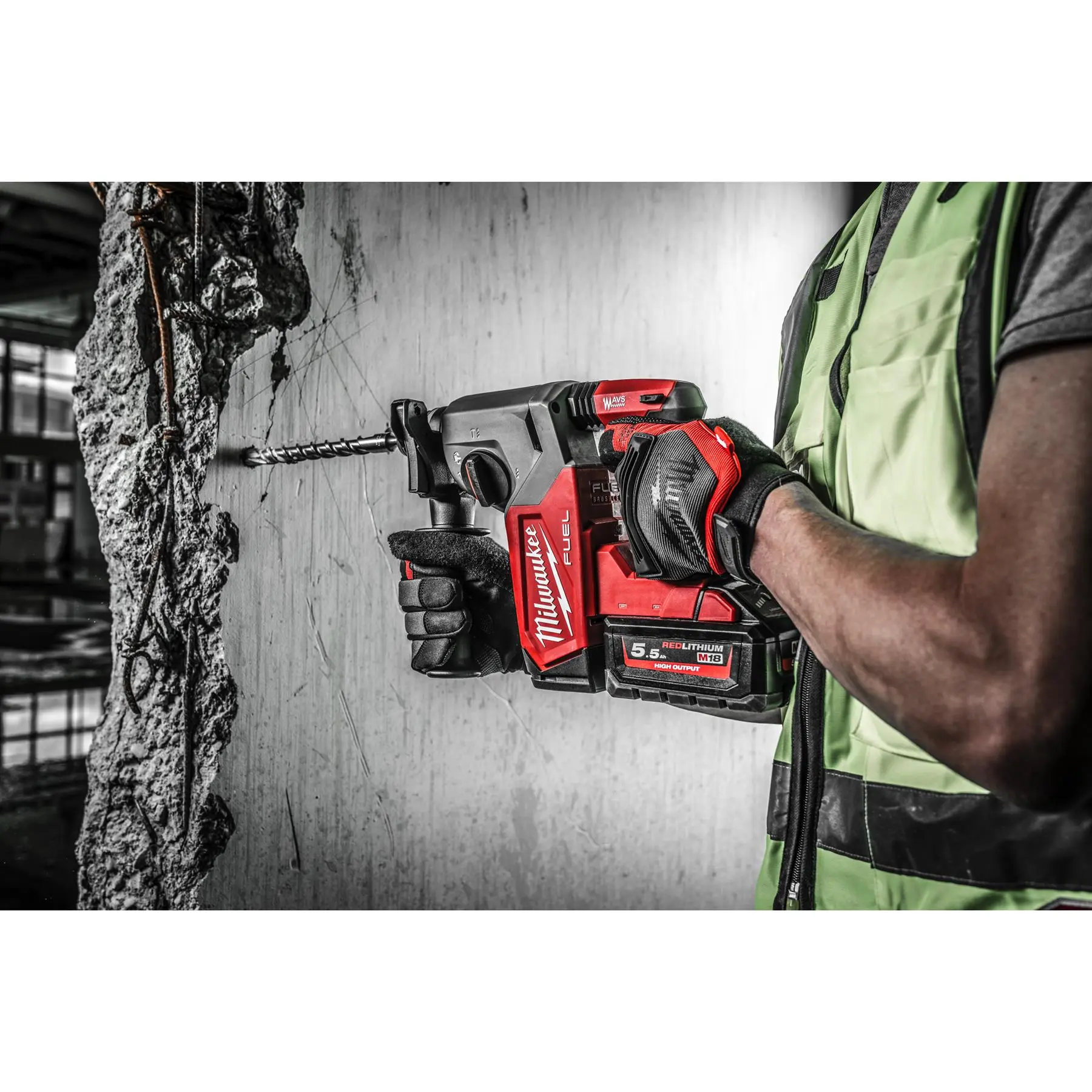 Milwaukee M18 18V Fuel Powerpack Cordless Kit 6 Piece Set 3 x Batteries + Charger M18FPP6L3-503B - Image 4
