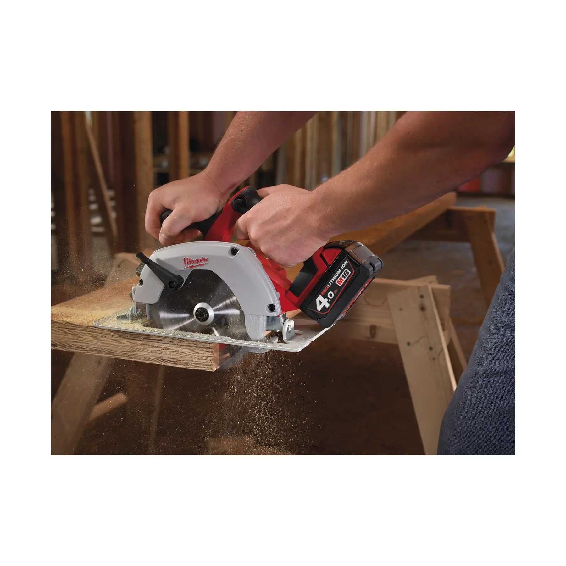 Milwaukee M18 18V Heavy Duty Circular Saw Wood & Plastic 165mm Bare Unit HD18CS-0 - Image 9