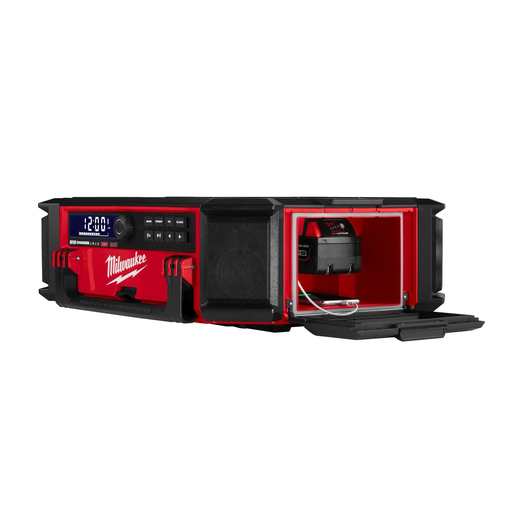 Milwaukee M18 18V PACKOUT Radio Charger DAB+ AM/FM Bare Unit M18PRCDAB+-0 - Image 11