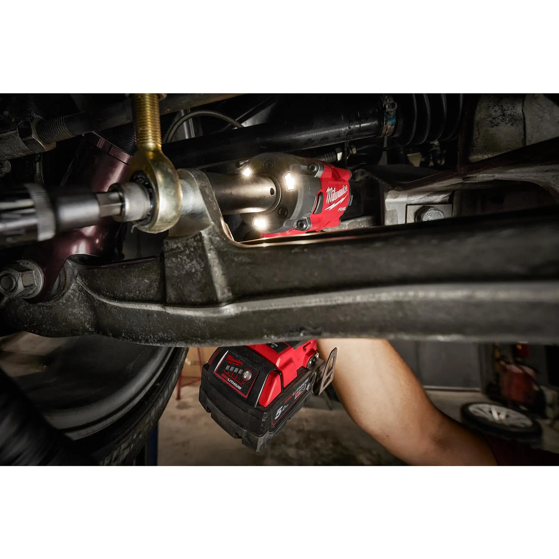 Milwaukee M18 Fuel 18V 1/2" Drive Cordless Compact Impact Wrench Friction Ring Bare Unit M18FIW2F12-0 - Image 4