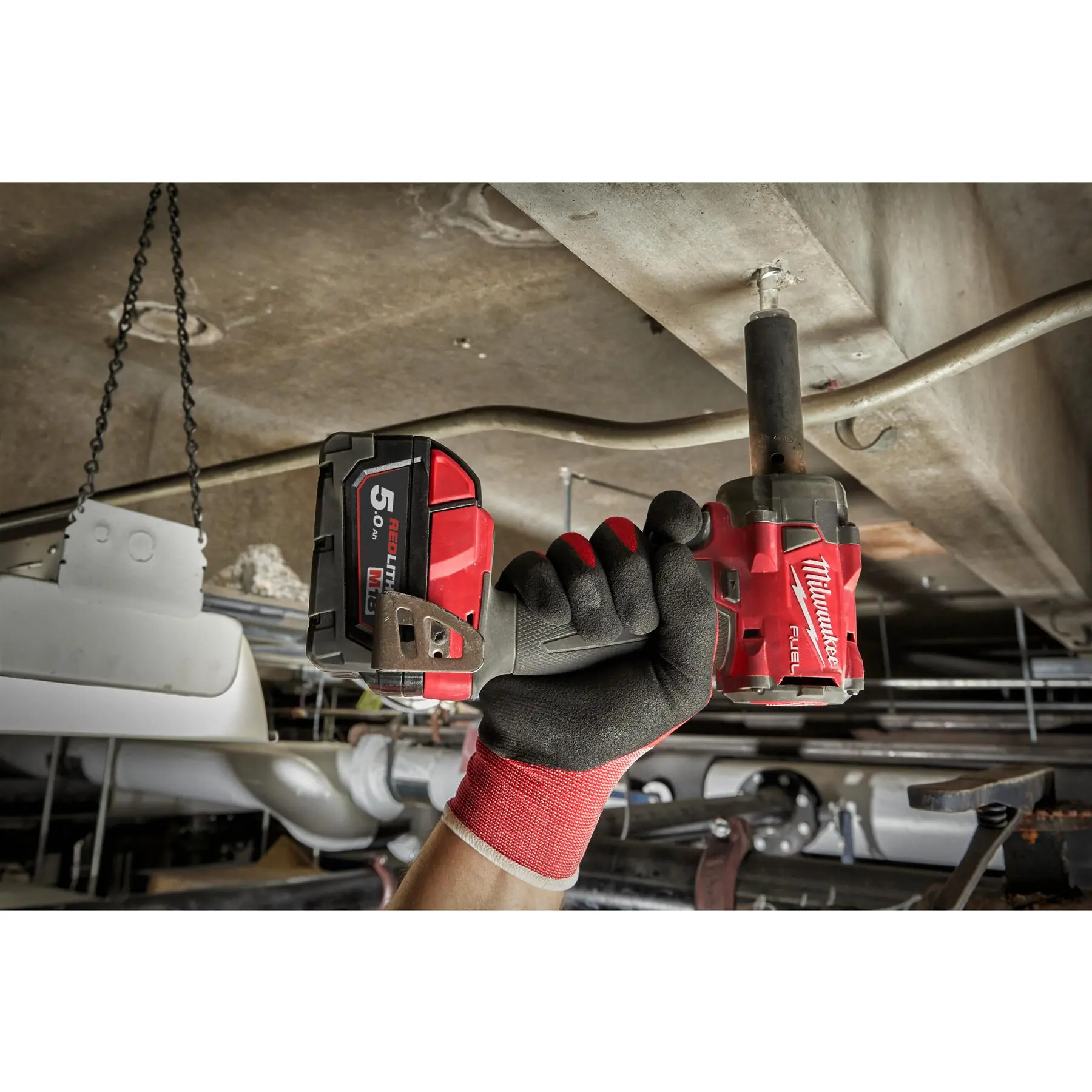 Milwaukee M18 Fuel 18V 1/2" Drive Cordless Compact Impact Wrench Friction Ring Bare Unit M18FIW2F12-0 - Image 7