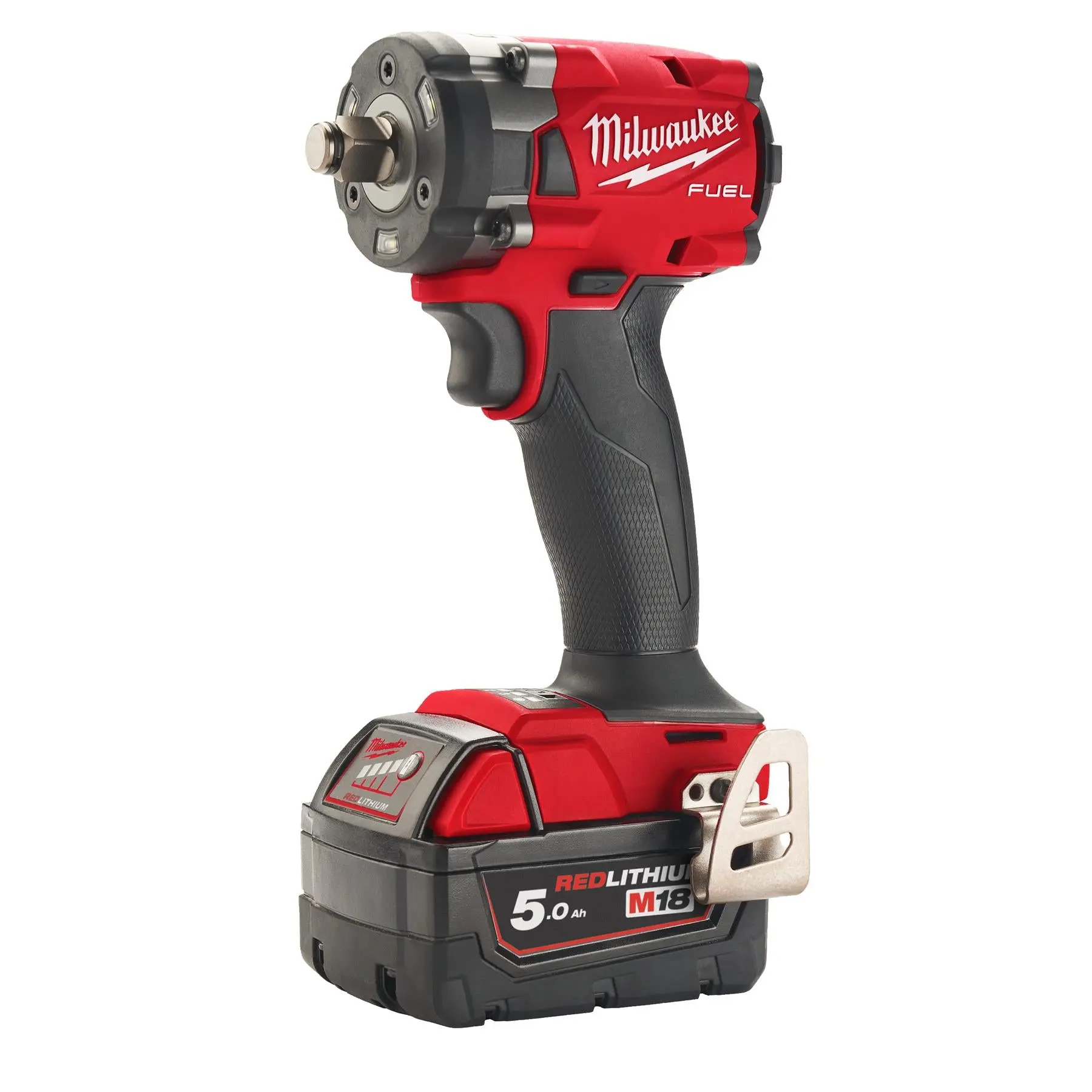 Milwaukee M18 Fuel 18V 3/8" Drive Cordless Compact Impact Wrench Friction Ring 2 x 5Ah Battery + Charger M18FIW2F38-502X - Image 3