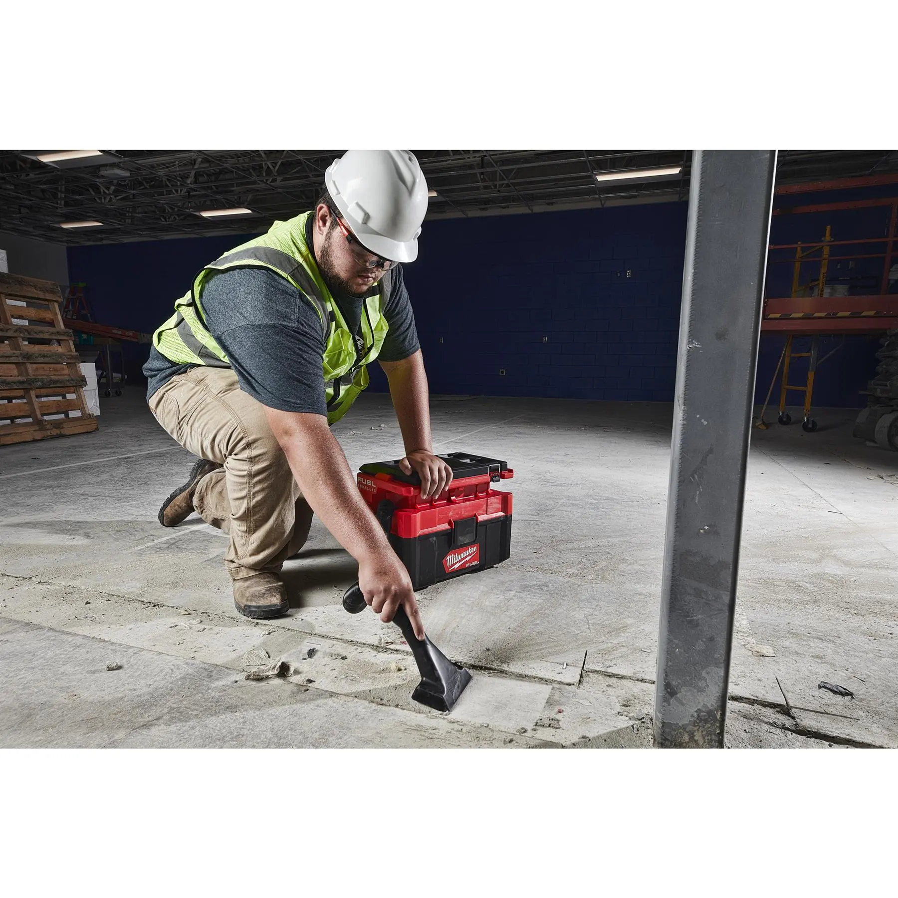 Milwaukee M18 Fuel 18V Packout Cordless Wet and Dry Vacuum Cleaner Bare Unit M18FPOVCL-0 - Image 14