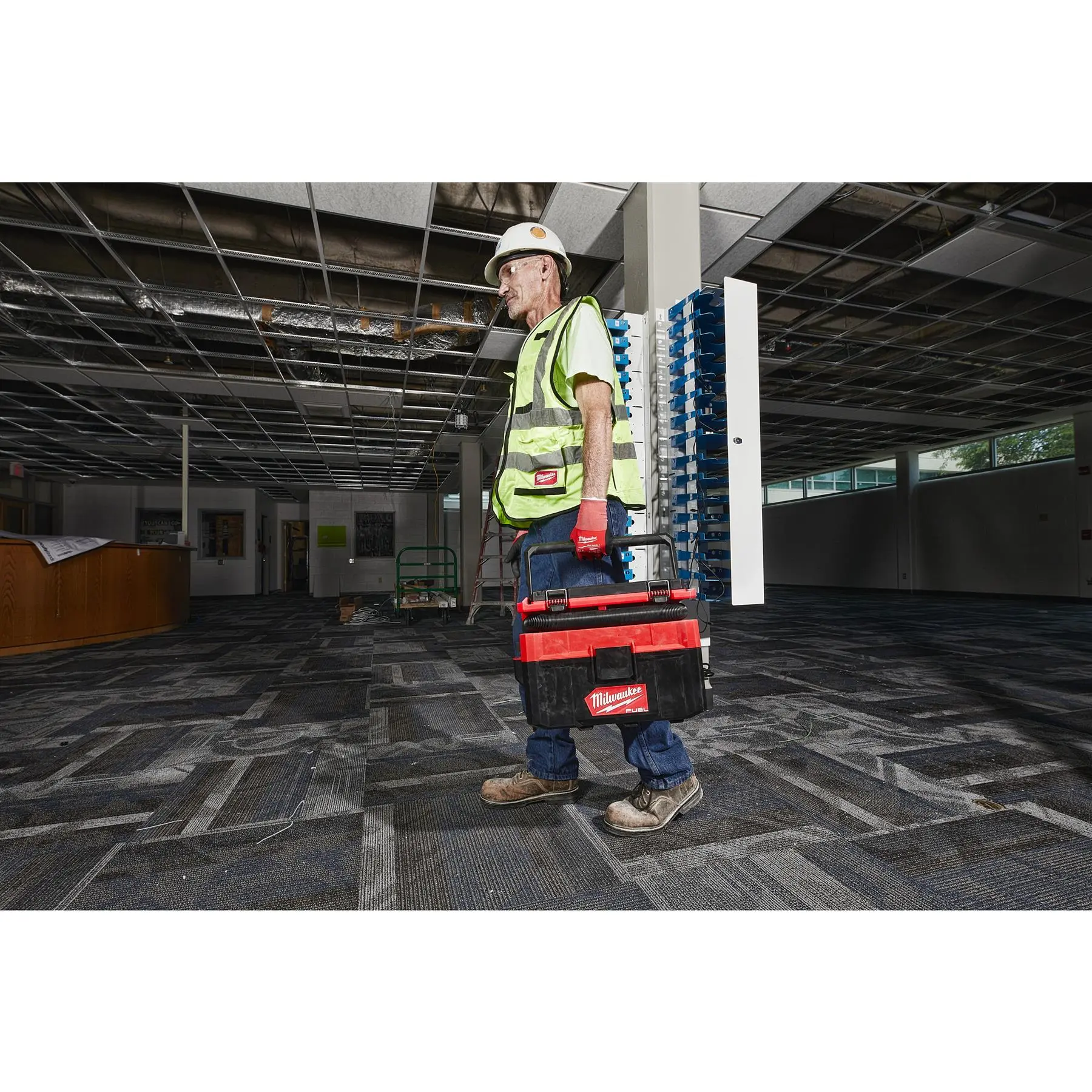 Milwaukee M18 Fuel 18V Packout Cordless Wet and Dry Vacuum Cleaner Bare Unit M18FPOVCL-0 - Image 15