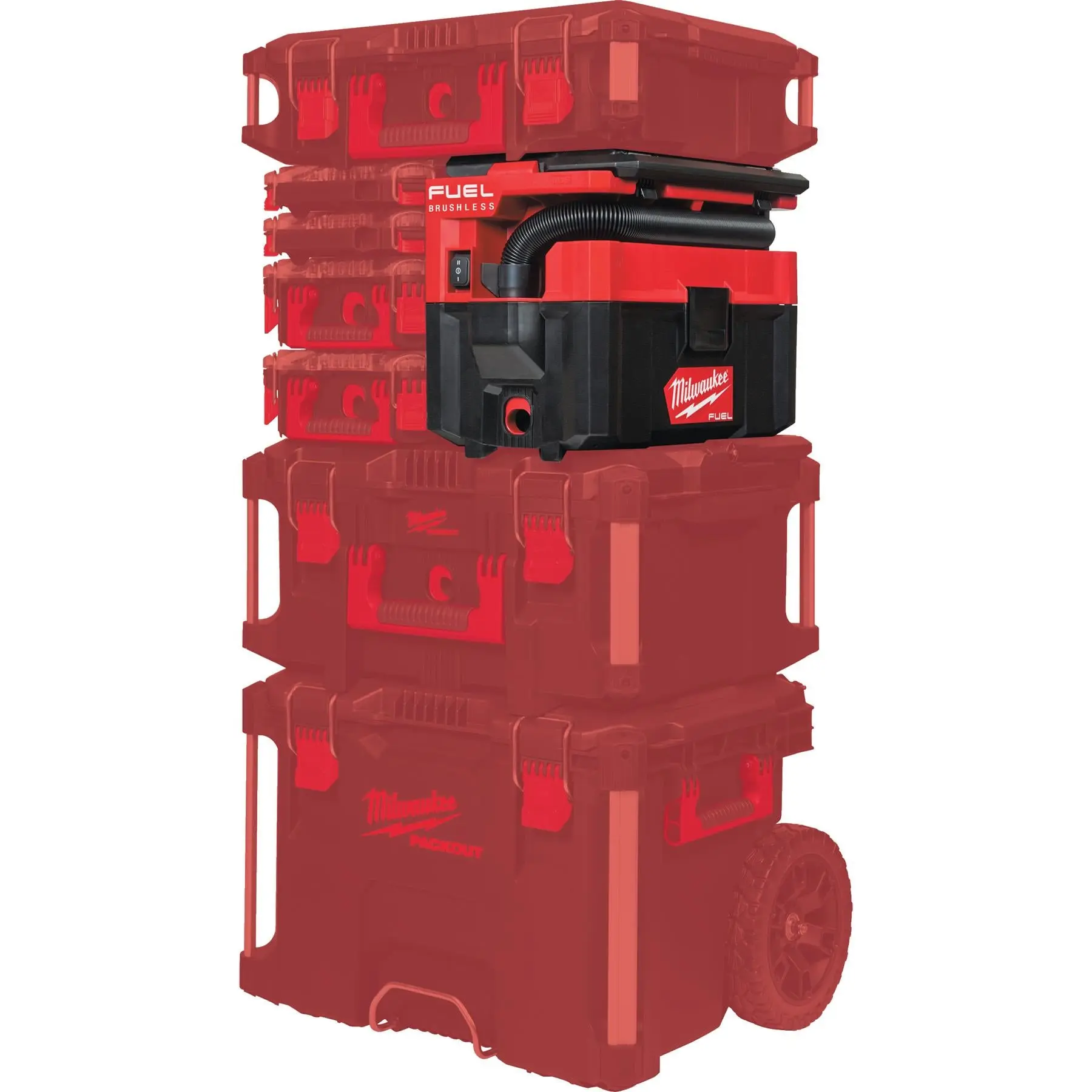 Milwaukee M18 Fuel 18V Packout Cordless Wet and Dry Vacuum Cleaner Bare Unit M18FPOVCL-0 - Image 6