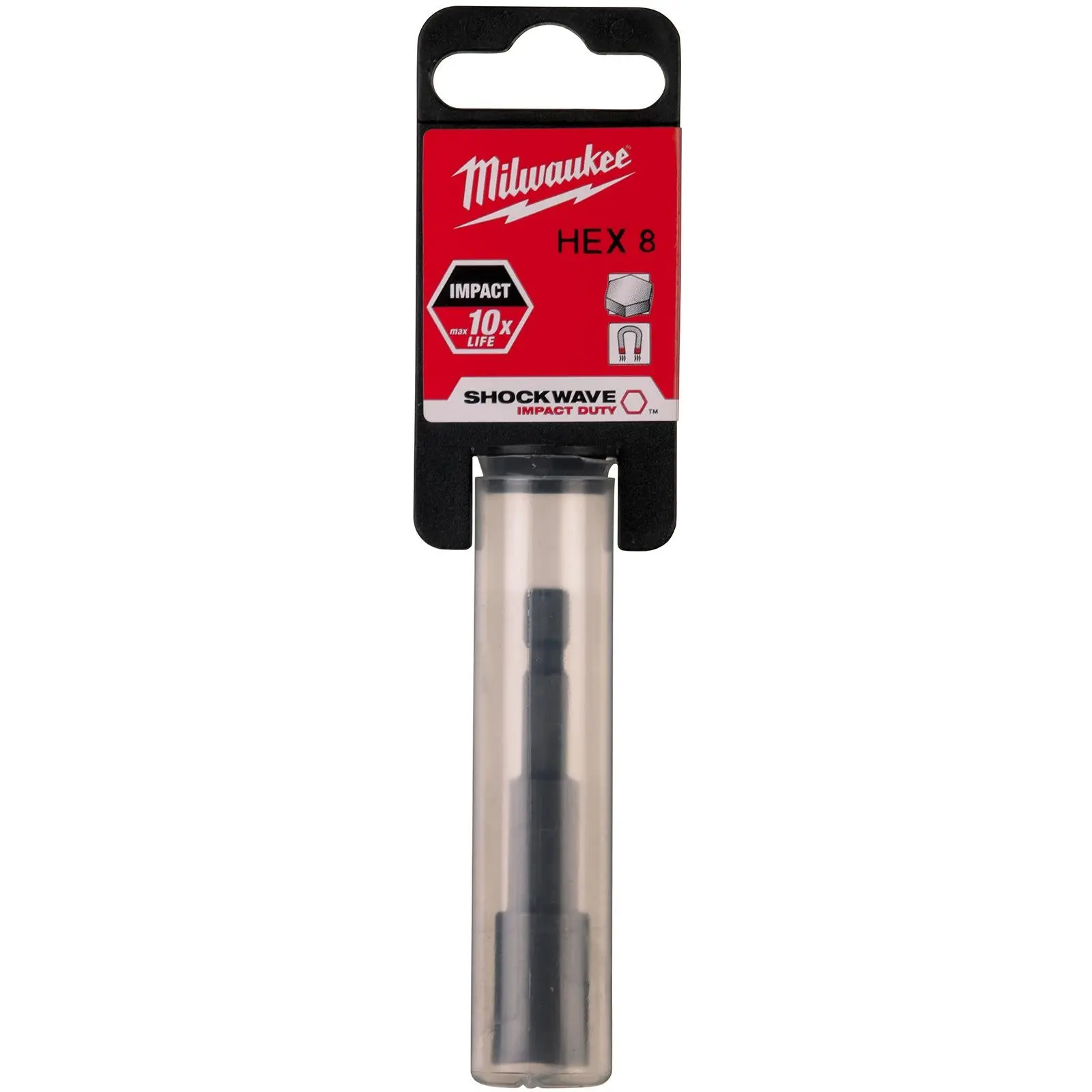 Milwaukee Magnetic Nut Driver Shockwave Impact Duty 1/4" Hex Shank Nut Runner - Image 2
