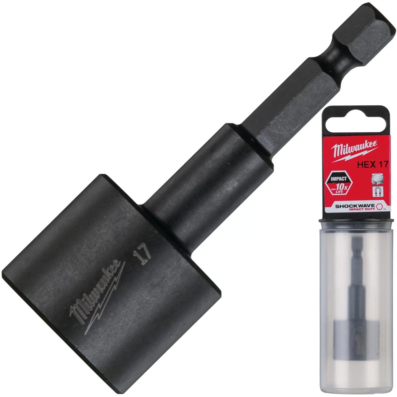 Milwaukee Magnetic Nut Driver Shockwave Impact Duty 1/4" Hex Shank Nut Runner - Image 22
