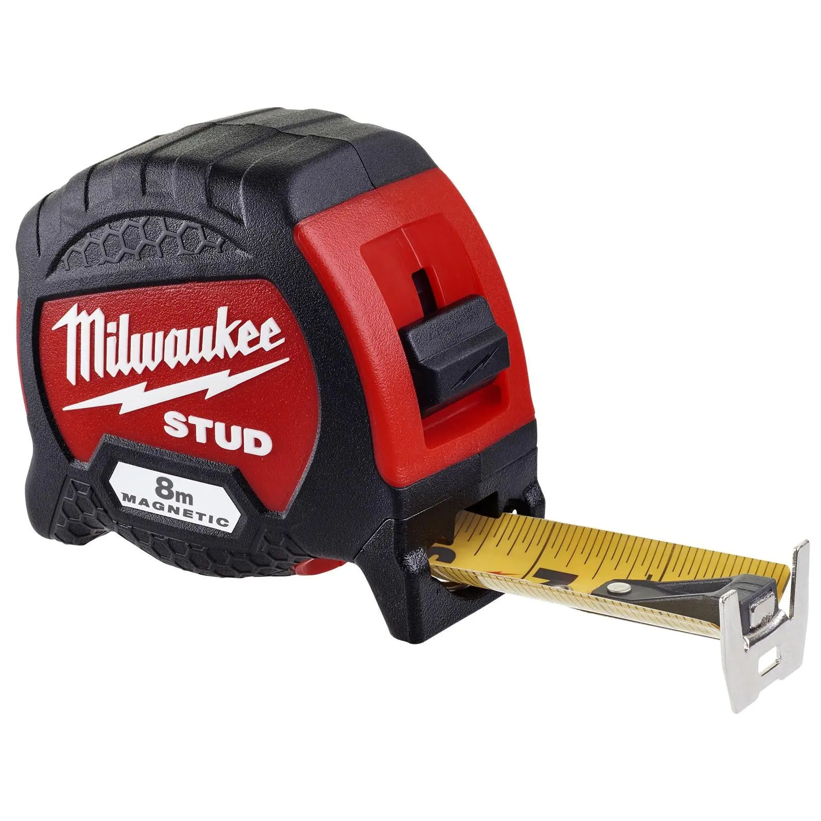 Milwaukee Magnetic Tape Measure 8m STUD Gen 2 Metric 33mm Blade Width - Image 4