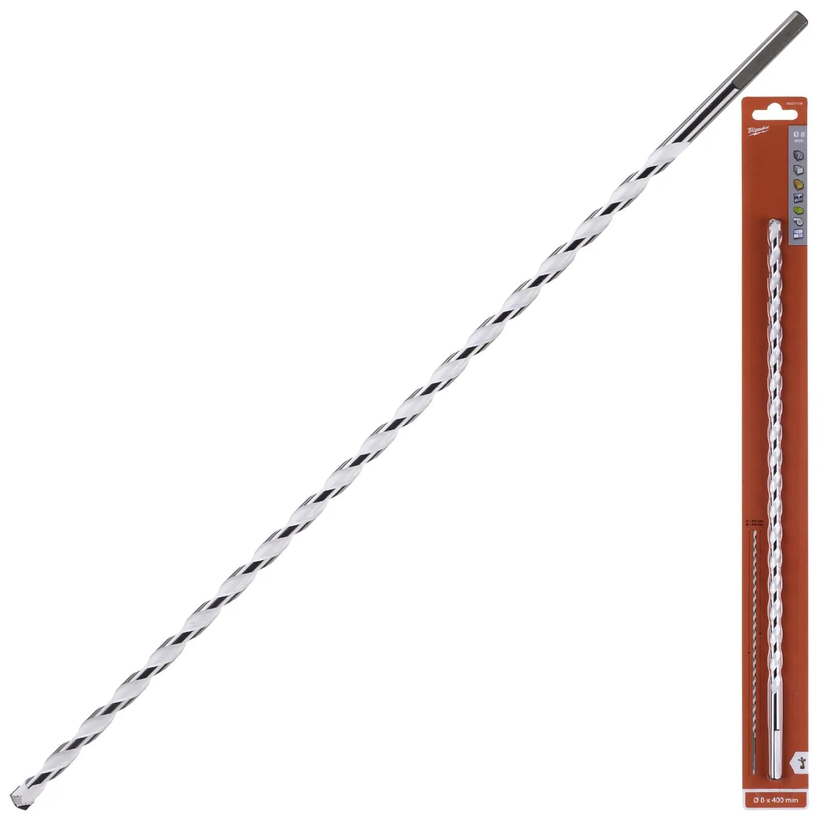 Milwaukee Multi Material Drill Bits Impact Rated TCT for Wood Metal Masonry - Image 40