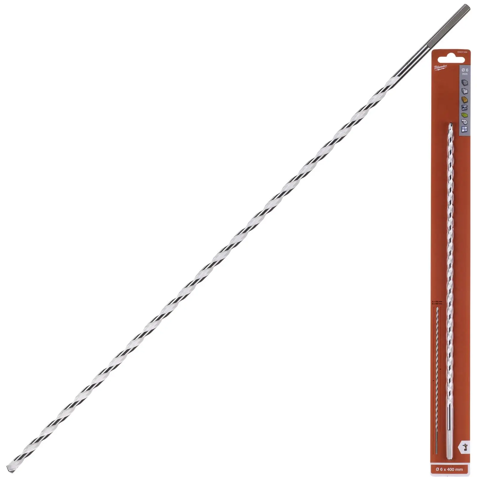 Milwaukee Multi Material Drill Bits Impact Rated TCT for Wood Metal Masonry - Image 61