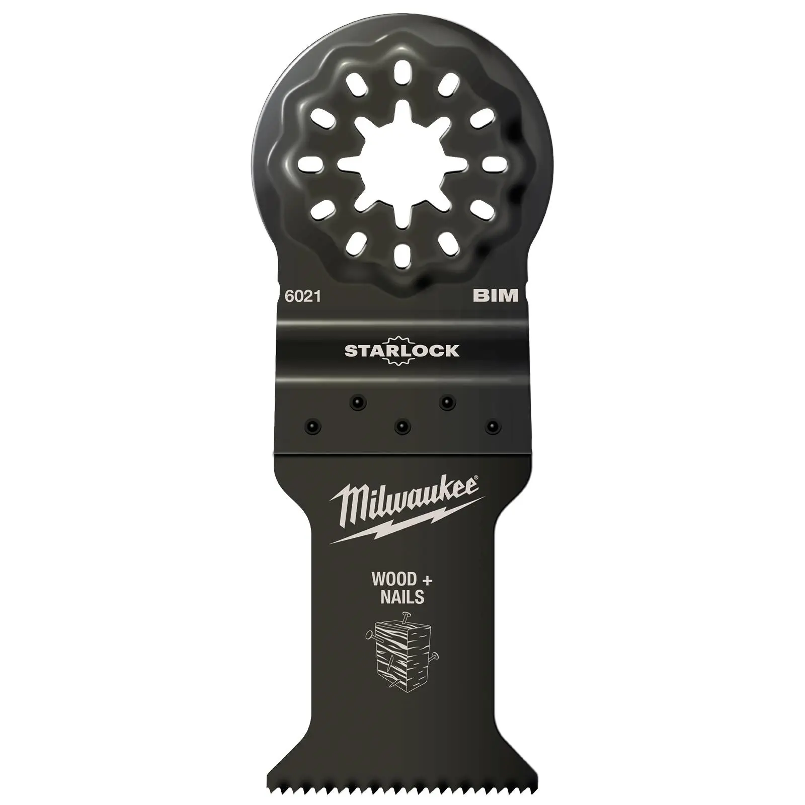 Milwaukee Multi Tool Wood with Nails Plunge Cut Blade 35mm Width x 42mm Length Bi Metal - Image 3