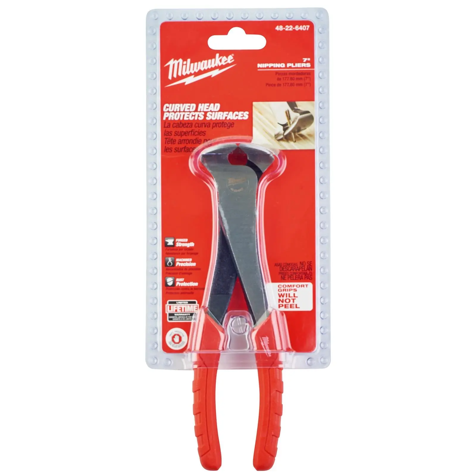 Milwaukee Nipping Pliers 180mm - Image 3