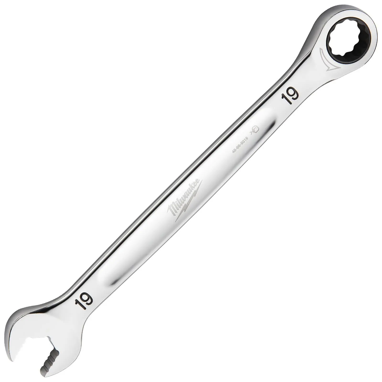 Milwaukee Ratchet Combination Spanners MAX BITE Fixed Head Open End Ring - Choose Size - Image 12