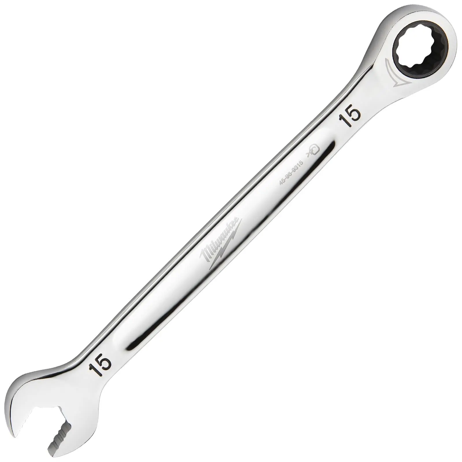 Milwaukee Ratchet Combination Spanners MAX BITE Fixed Head Open End Ring - Choose Size - Image 15