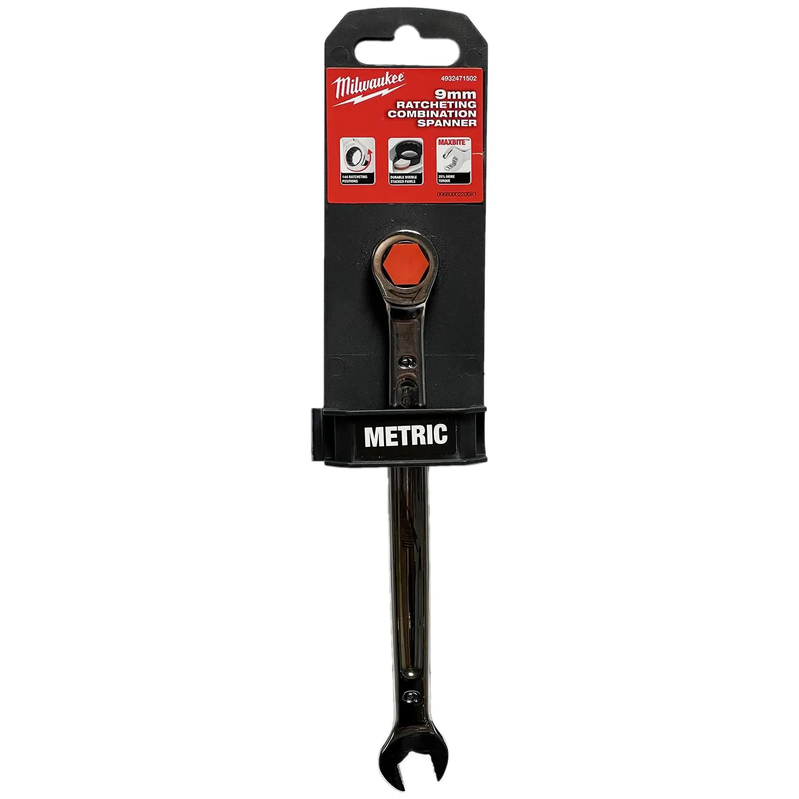 Milwaukee Ratchet Combination Spanners MAX BITE Fixed Head Open End Ring - Choose Size - Image 27