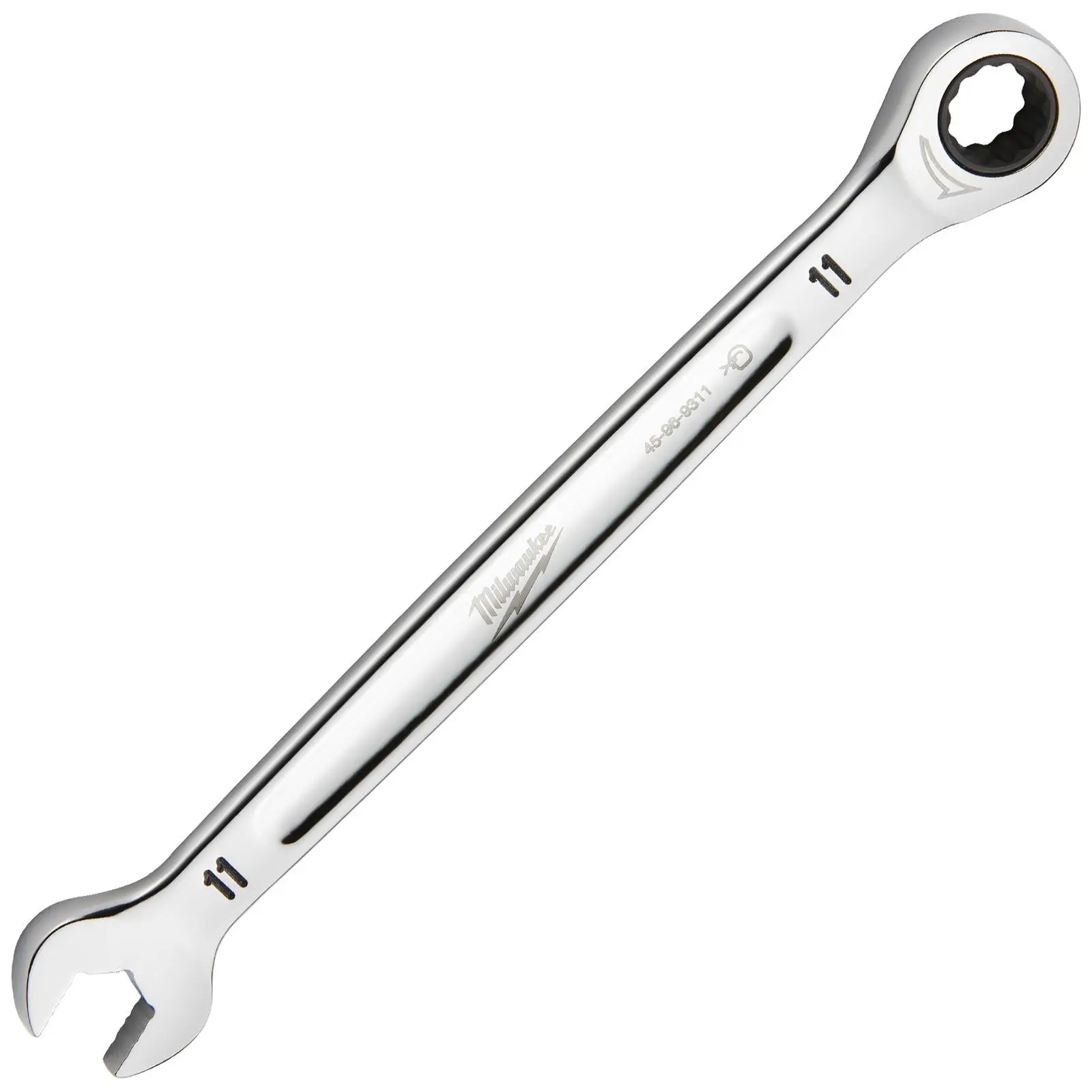 Milwaukee Ratchet Combination Spanners MAX BITE Fixed Head Open End Ring - Choose Size - Image 3