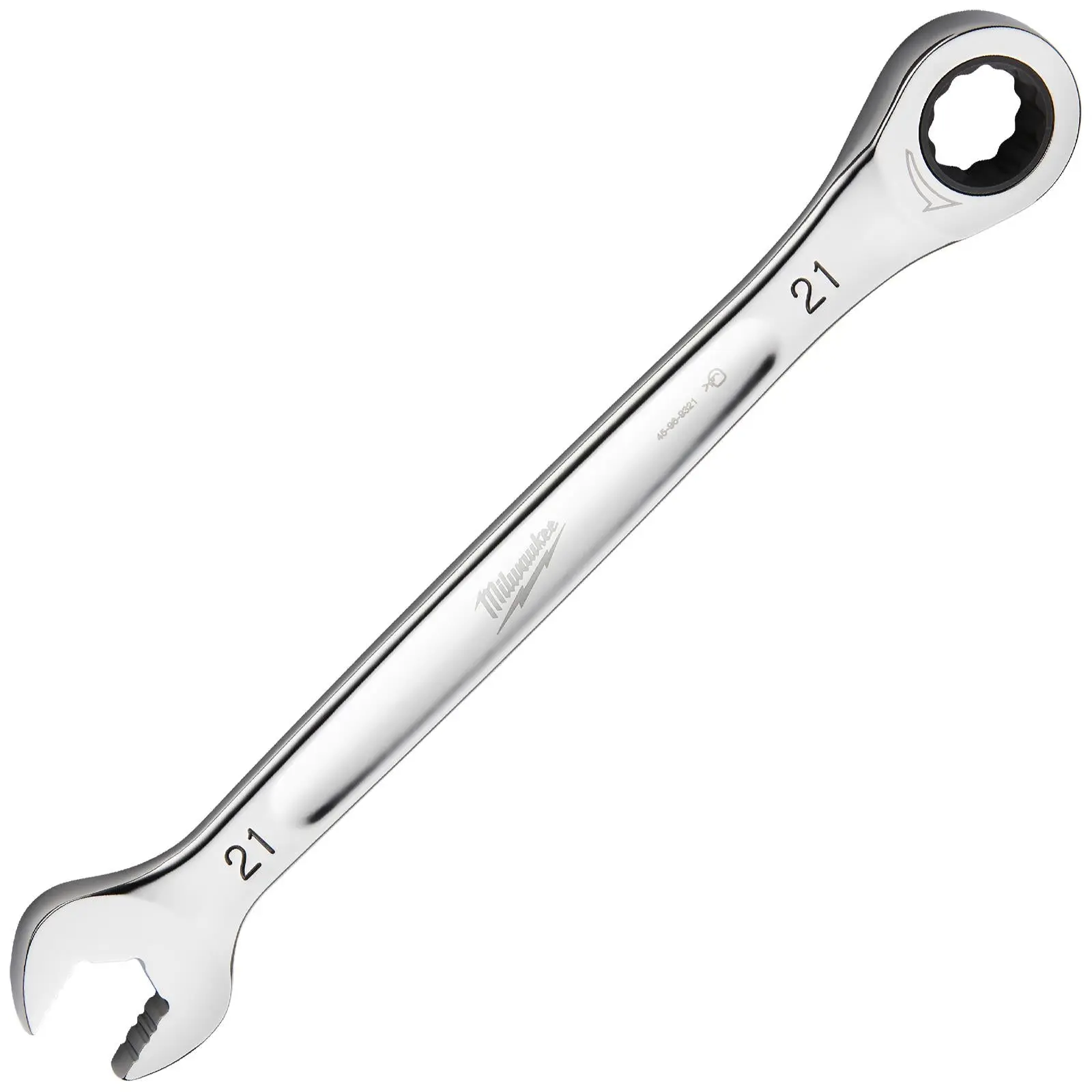 Milwaukee Ratchet Combination Spanners MAX BITE Fixed Head Open End Ring - Choose Size - Image 35