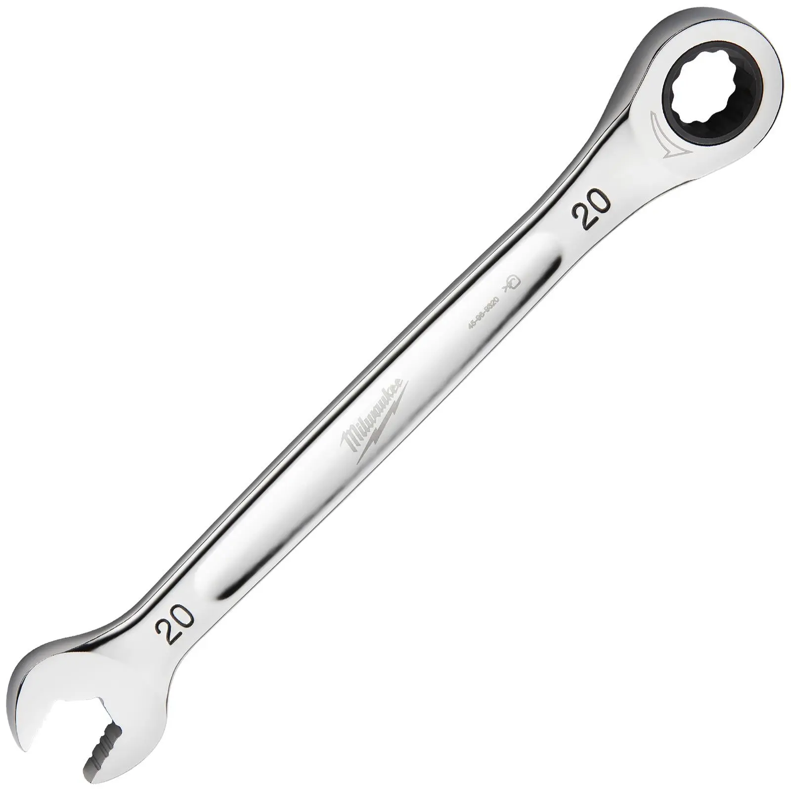 Milwaukee Ratchet Combination Spanners MAX BITE Fixed Head Open End Ring - Choose Size - Image 49
