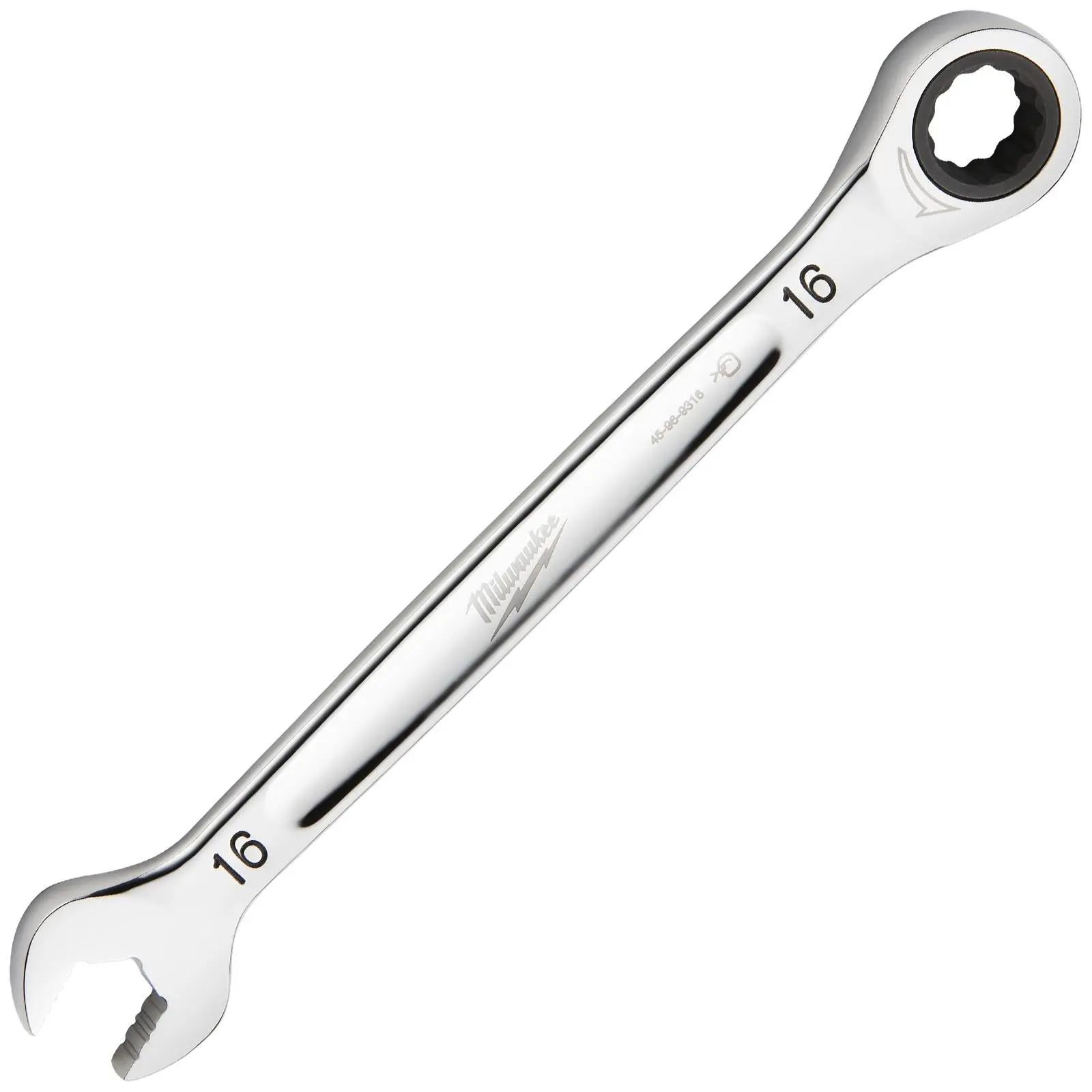 Milwaukee Ratchet Combination Spanners MAX BITE Fixed Head Open End Ring - Choose Size - Image 52
