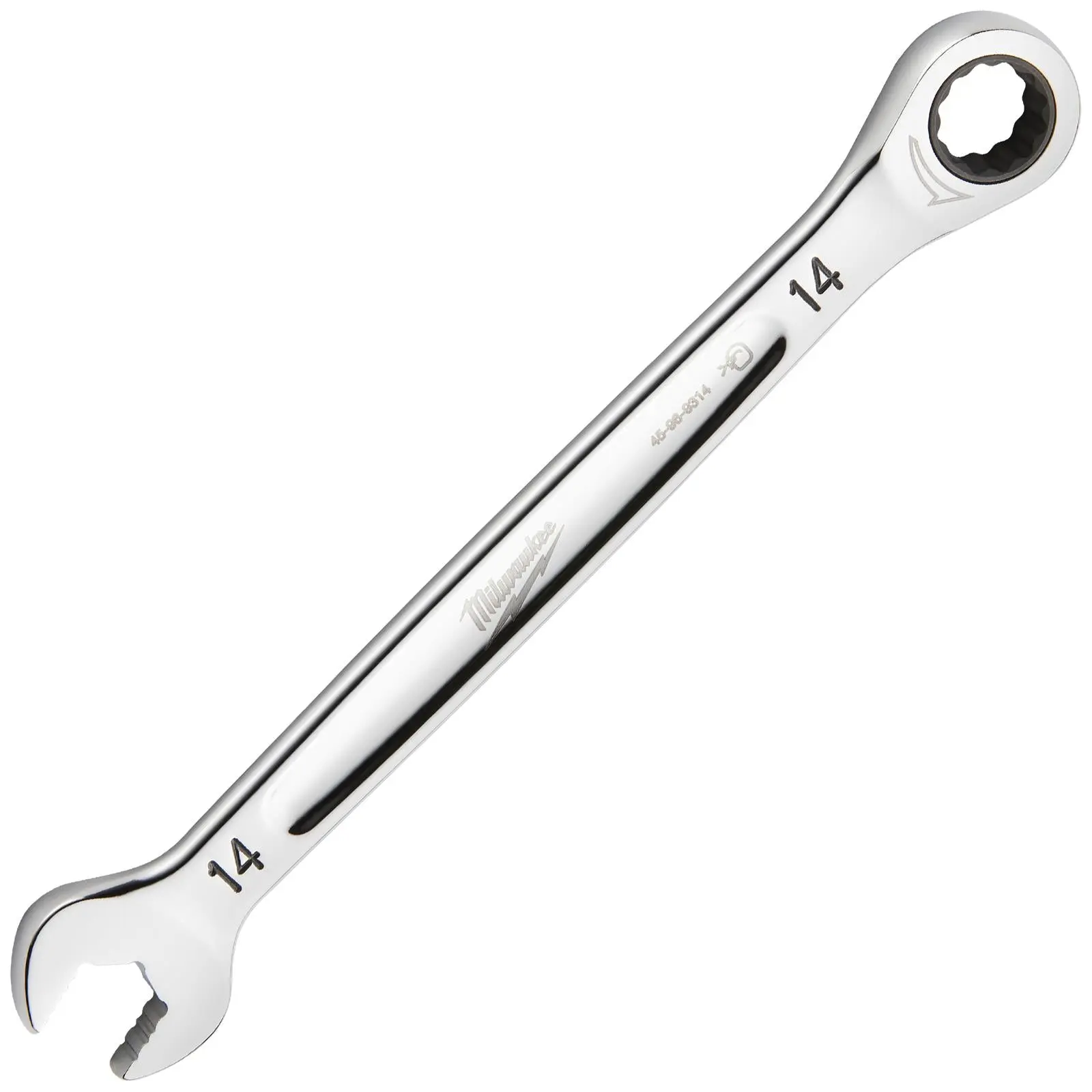 Milwaukee Ratchet Combination Spanners MAX BITE Fixed Head Open End Ring - Choose Size - Image 6