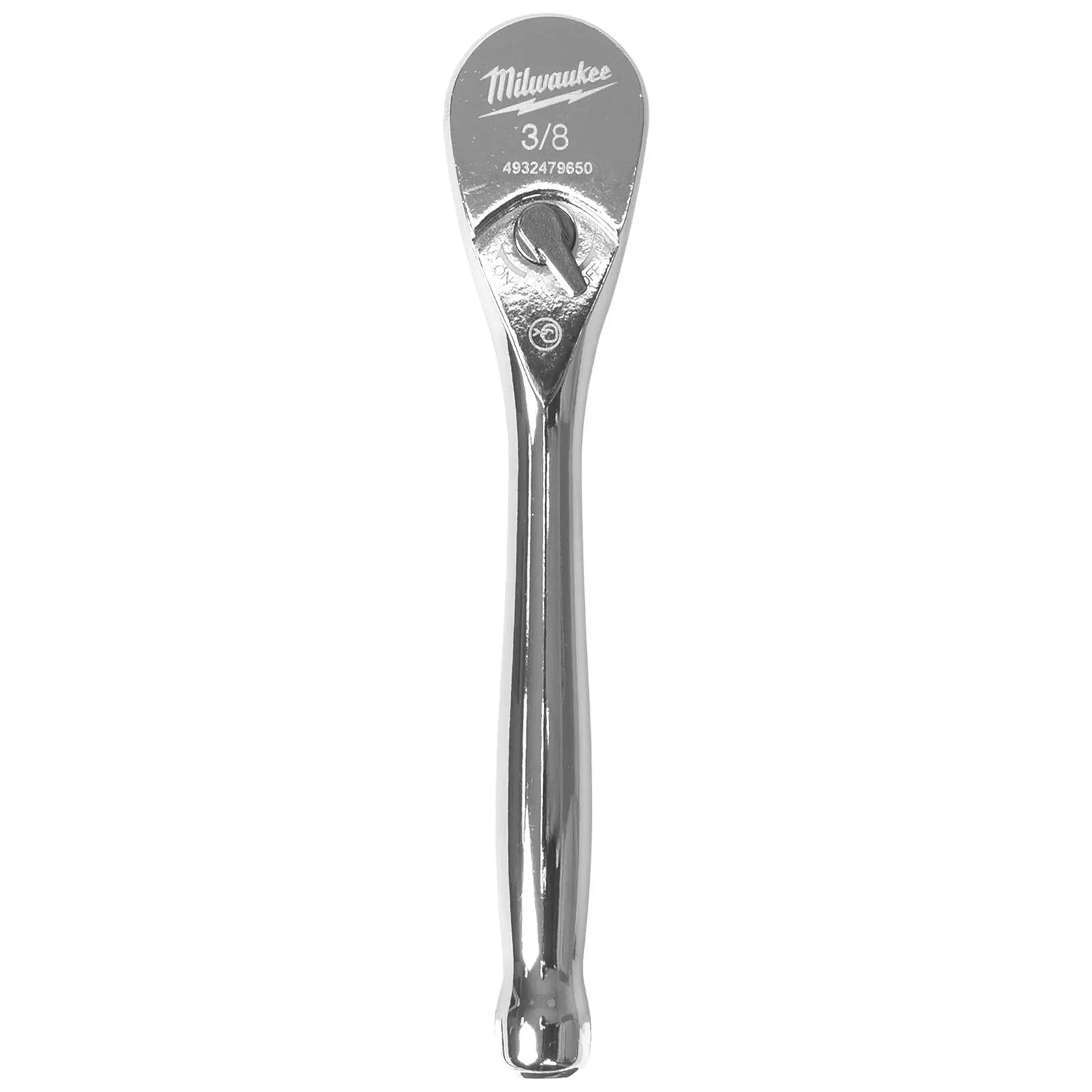 Milwaukee Ratchet Handle Socket Wrench Compact 3/8" Drive 127mm 5 inch 90 Tooth - Image 3
