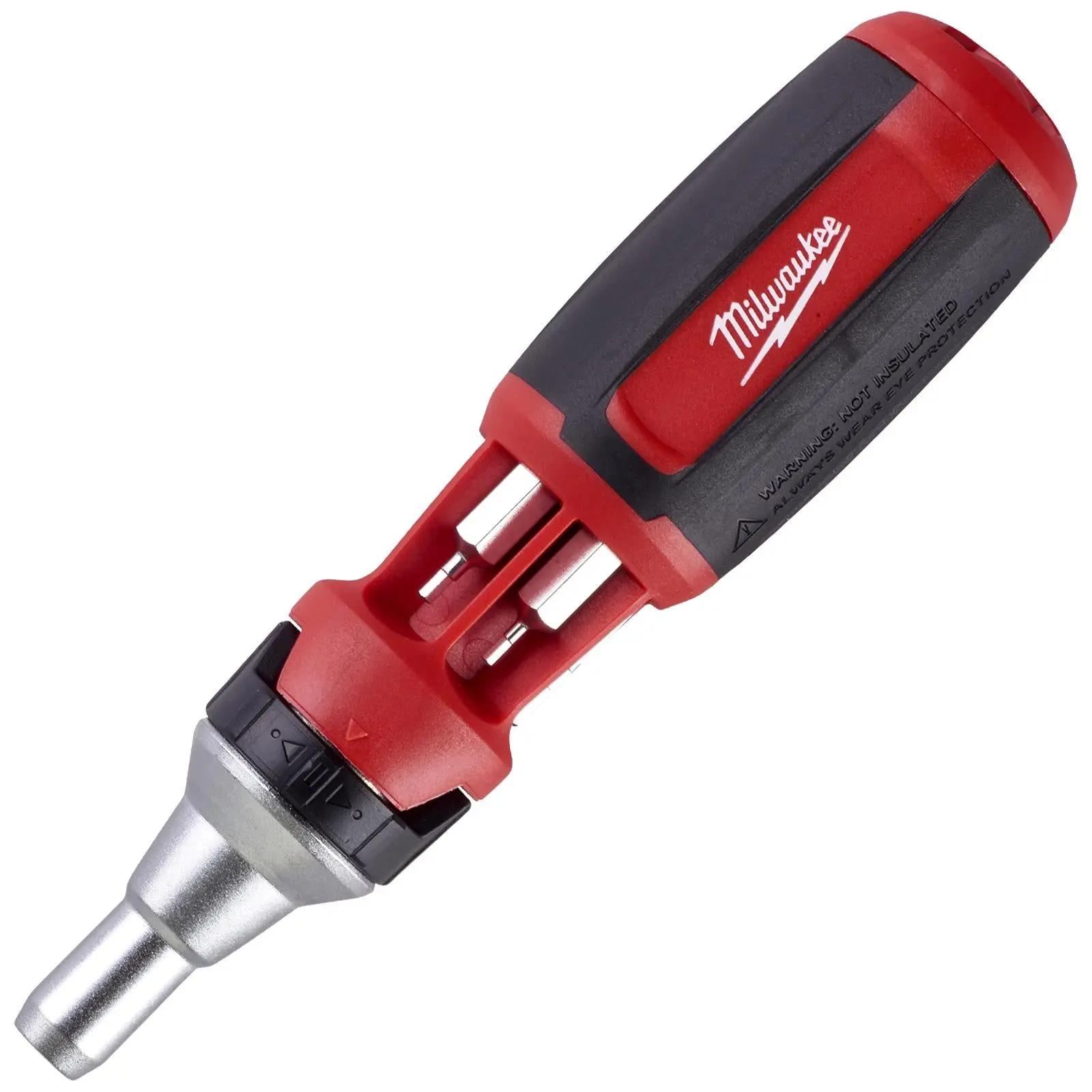 Milwaukee Ratchet Screwdriver 9 in 1 Multi Bit Hex 1.5-6mm - Image 2