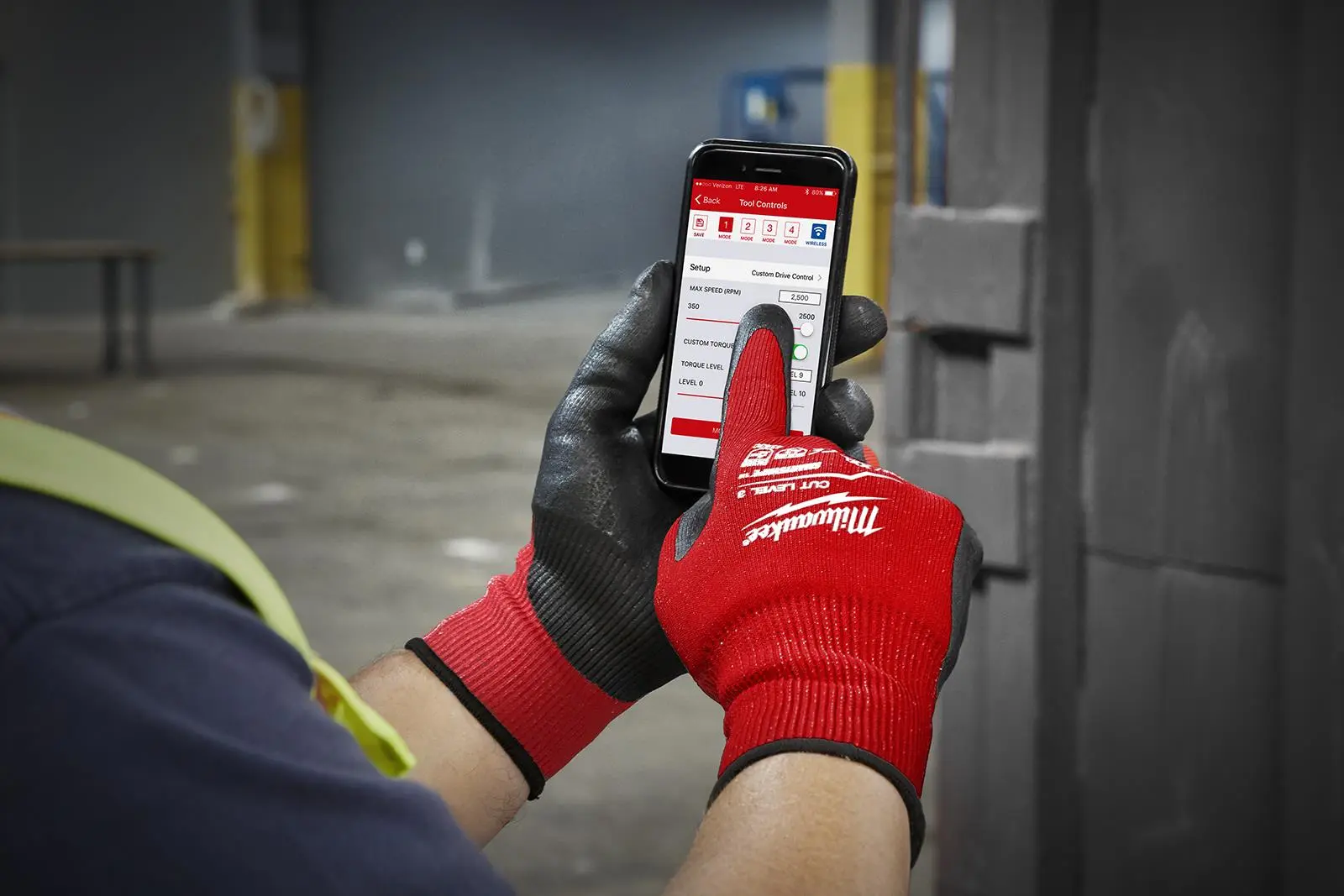 Milwaukee Safety Gloves Cut Level 3/C Dipped Glove Size 8 / M Medium - Image 4