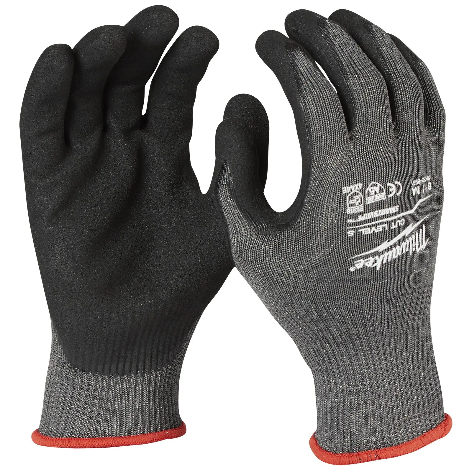 Milwaukee Safety Gloves Cut Level 5/E Dipped Glove Size 9 / L Large - Image 3