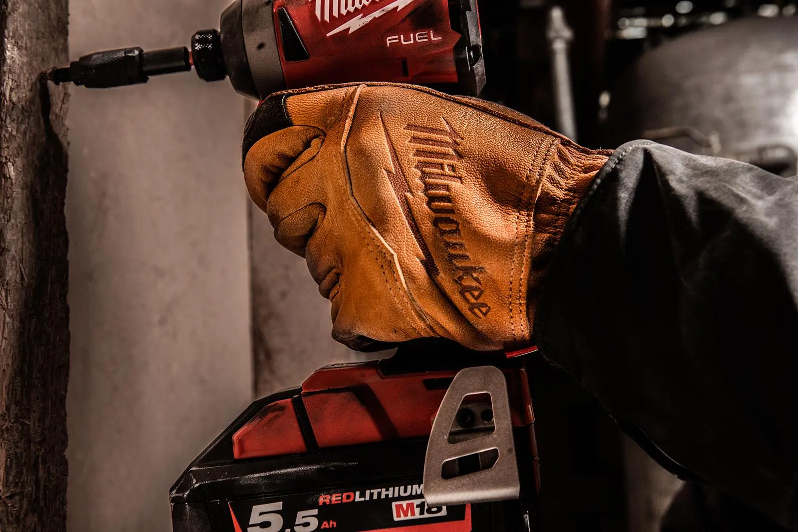 Milwaukee Safety Gloves Goatskin Leather Glove Brown Size 10 / XL Extra Large - Image 5