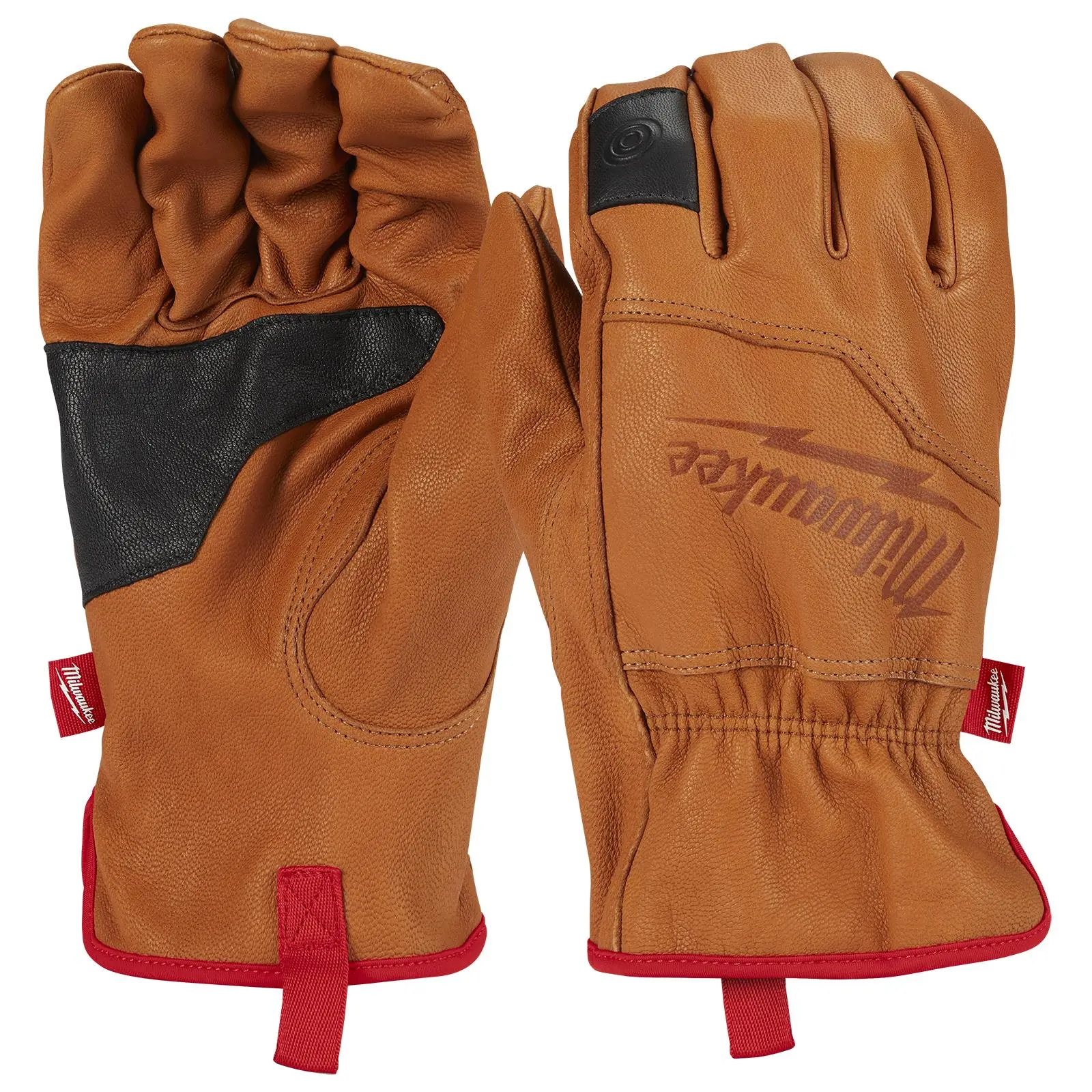 Milwaukee Safety Gloves Goatskin Leather Glove Brown Size 11 / XXL Extra Extra Large - Image 3