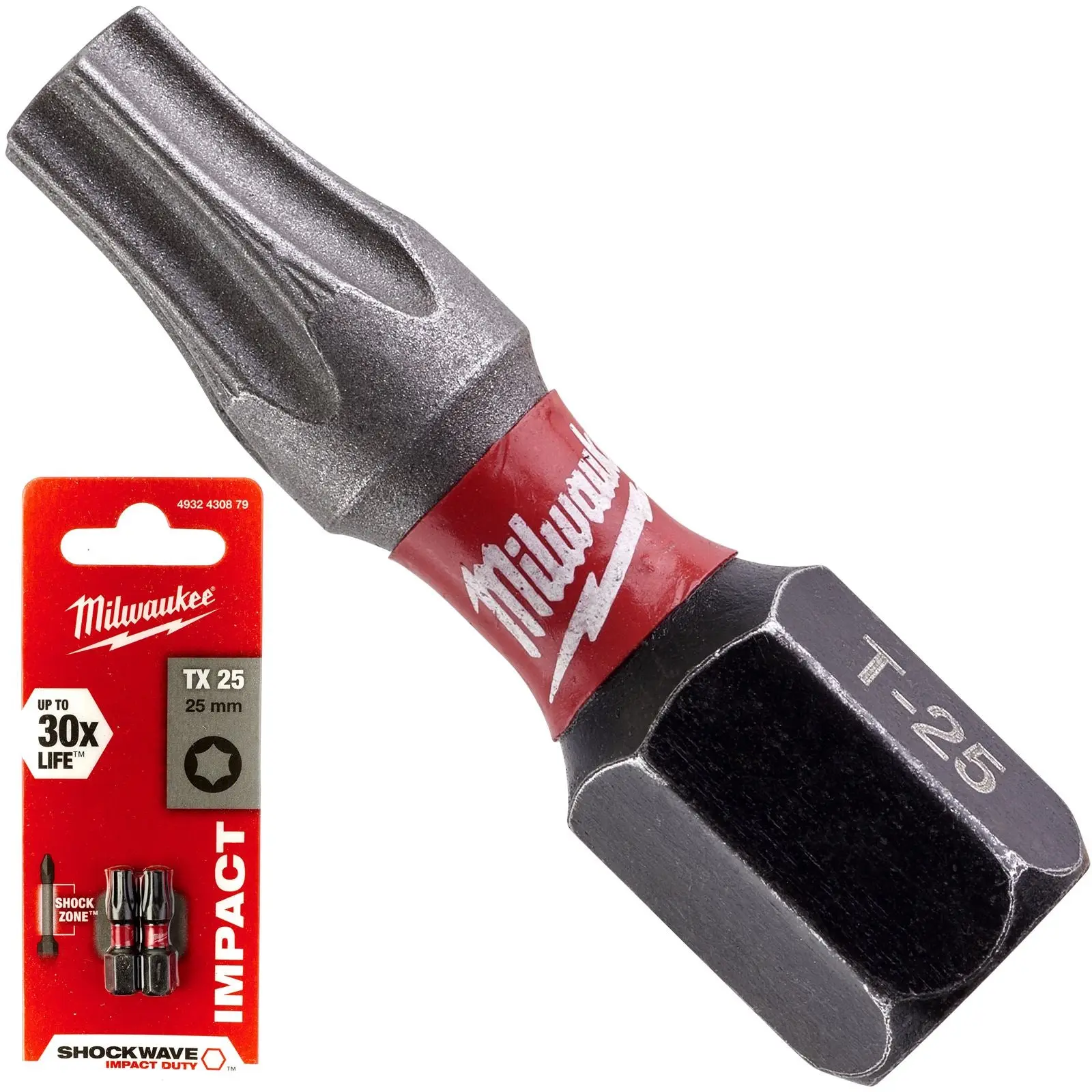 Milwaukee Screwdriver Bits Shockwave Impact Duty PH PZ TX HEX SL Blister Packed - Image 104