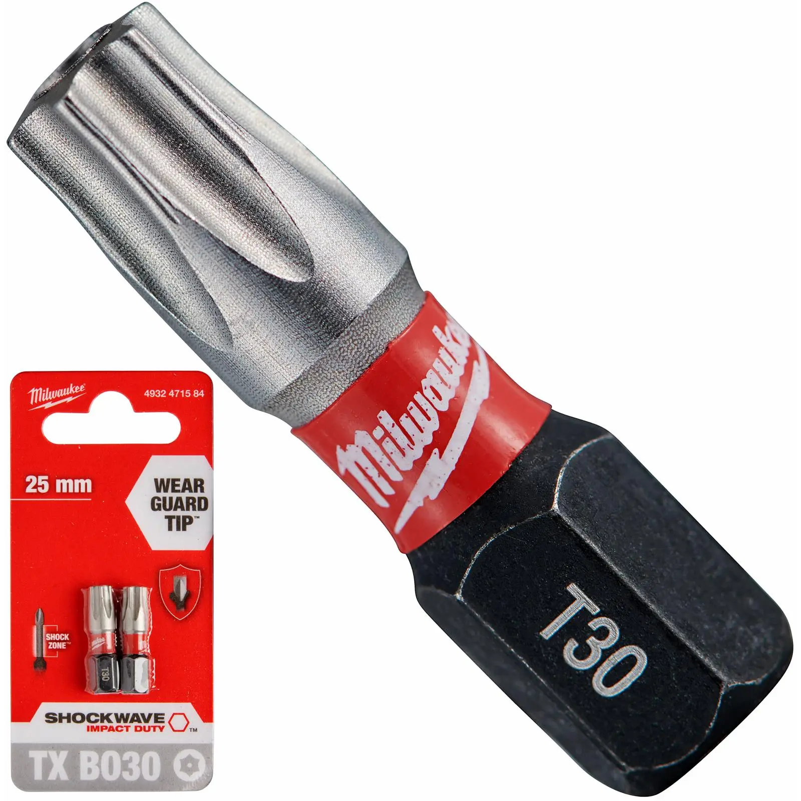 Milwaukee Screwdriver Bits Shockwave Impact Duty PH PZ TX HEX SL Blister Packed - Image 108