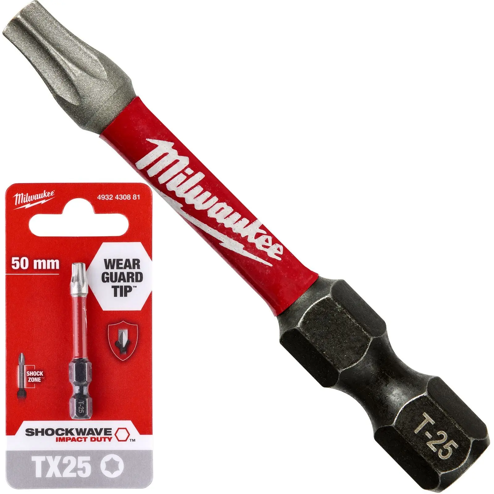 Milwaukee Screwdriver Bits Shockwave Impact Duty PH PZ TX HEX SL Blister Packed - Image 117