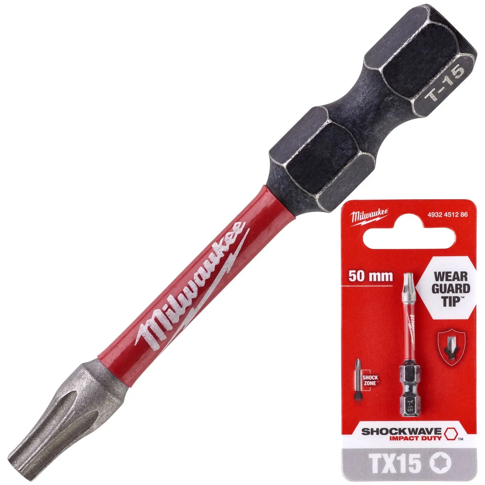 Milwaukee Screwdriver Bits Shockwave Impact Duty PH PZ TX HEX SL Blister Packed - Image 130