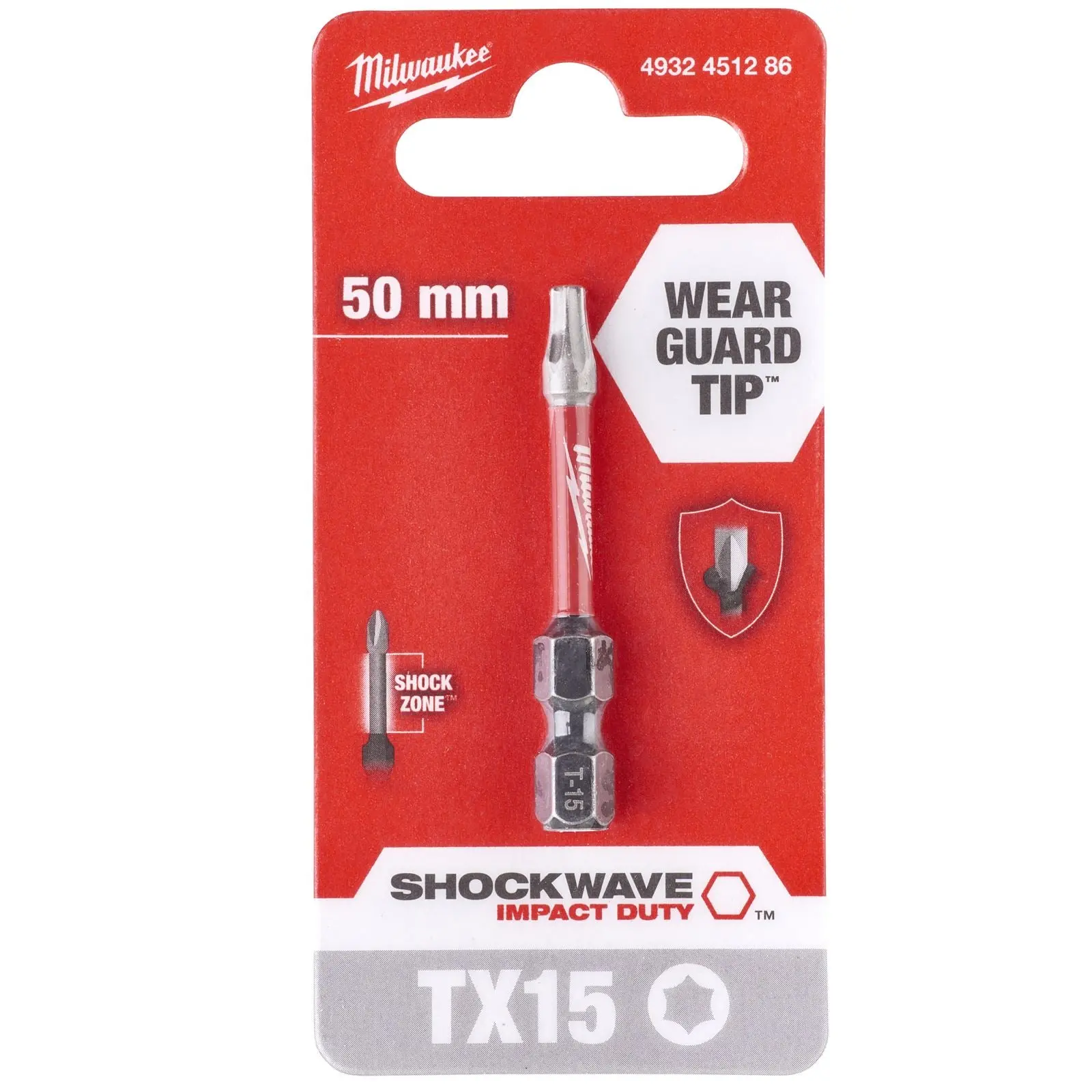 Milwaukee Screwdriver Bits Shockwave Impact Duty PH PZ TX HEX SL Blister Packed - Image 131