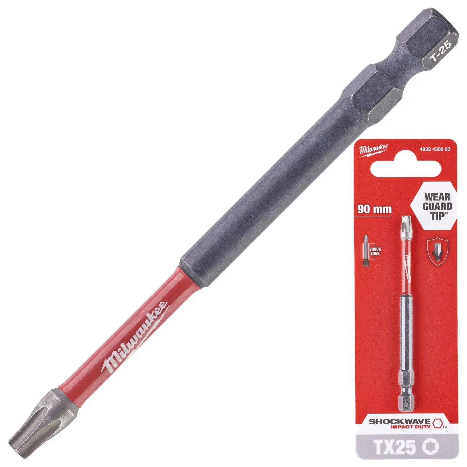 Milwaukee Screwdriver Bits Shockwave Impact Duty PH PZ TX HEX SL Blister Packed - Image 139