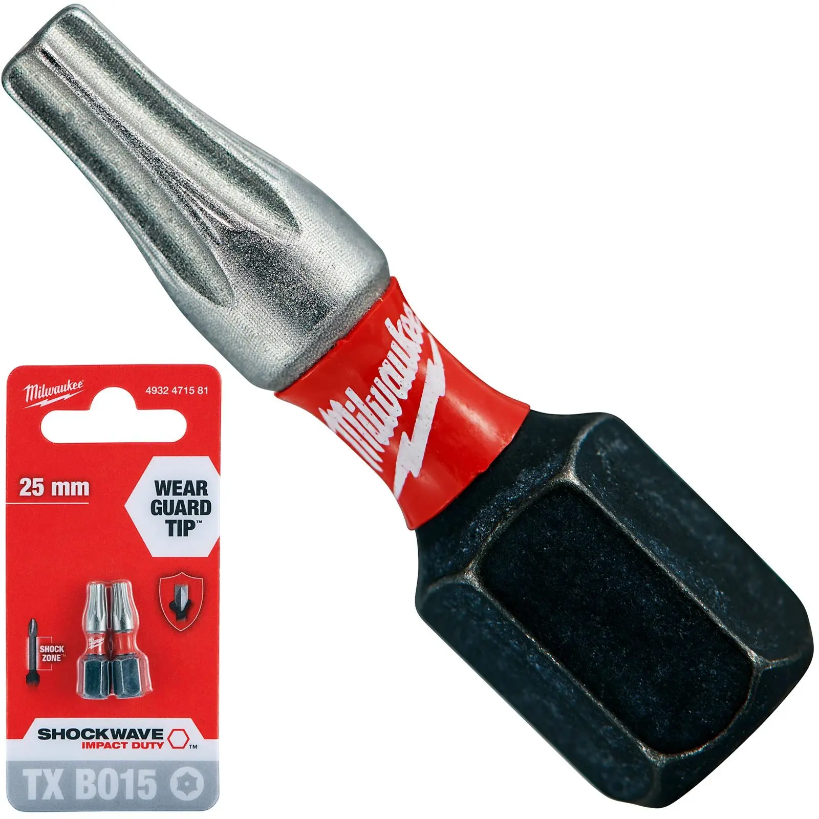 Milwaukee Screwdriver Bits Shockwave Impact Duty PH PZ TX HEX SL Blister Packed - Image 142