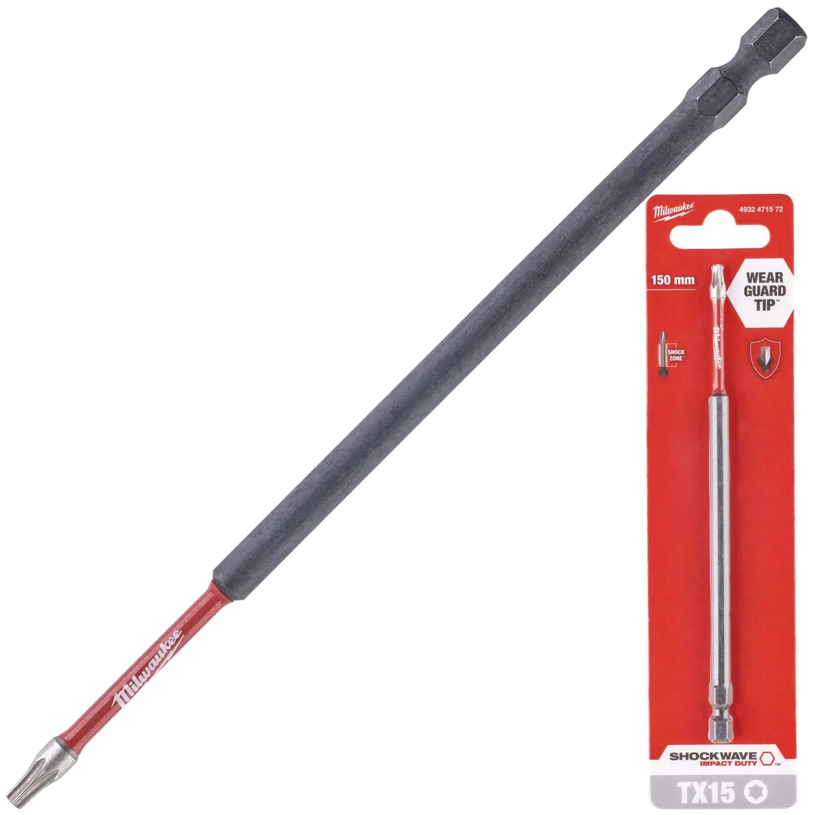 Milwaukee Screwdriver Bits Shockwave Impact Duty PH PZ TX HEX SL Blister Packed - Image 145