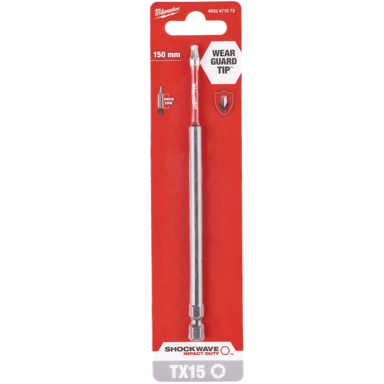 Milwaukee Screwdriver Bits Shockwave Impact Duty PH PZ TX HEX SL Blister Packed - Image 146