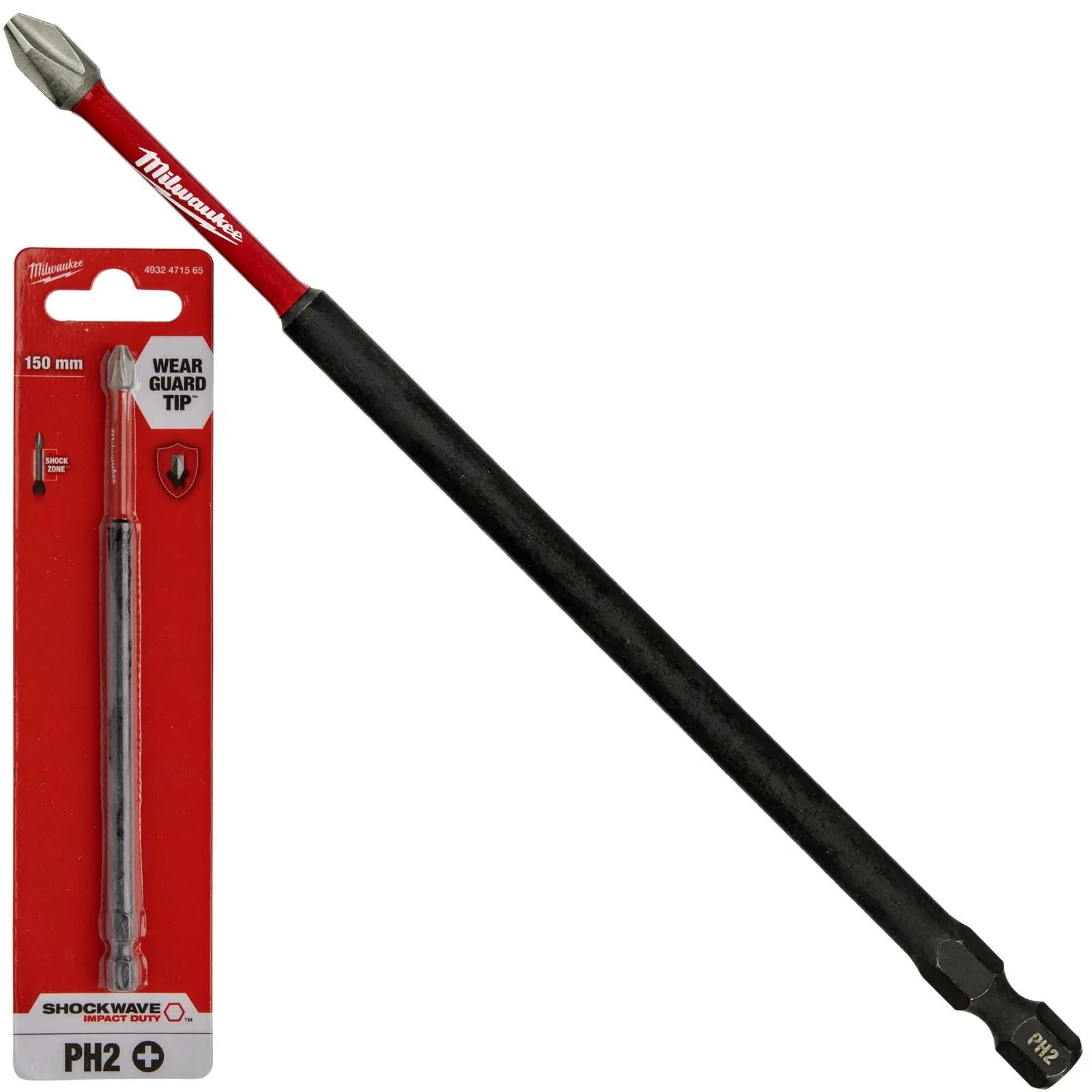 Milwaukee Screwdriver Bits Shockwave Impact Duty PH PZ TX HEX SL Blister Packed - Image 16