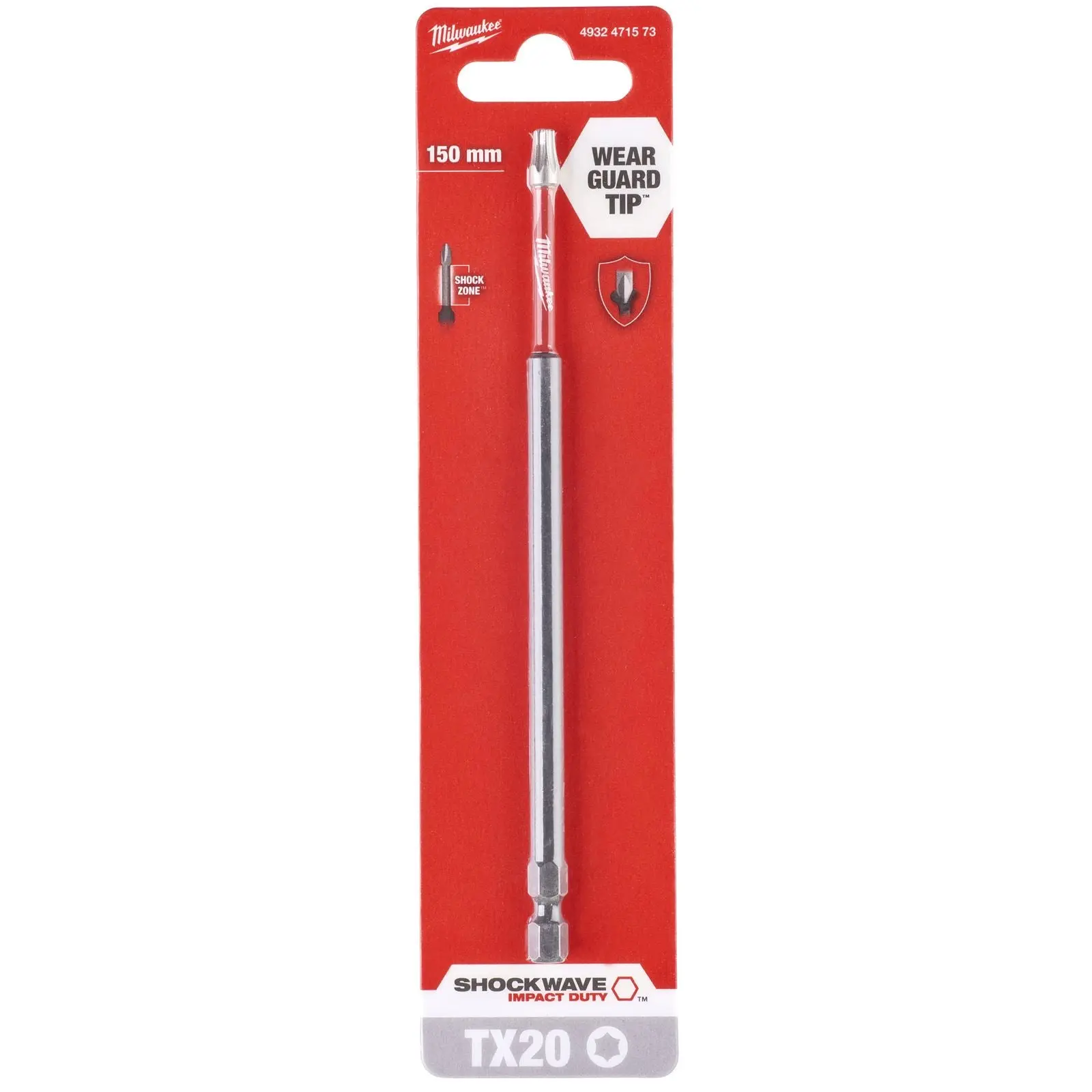 Milwaukee Screwdriver Bits Shockwave Impact Duty PH PZ TX HEX SL Blister Packed - Image 163