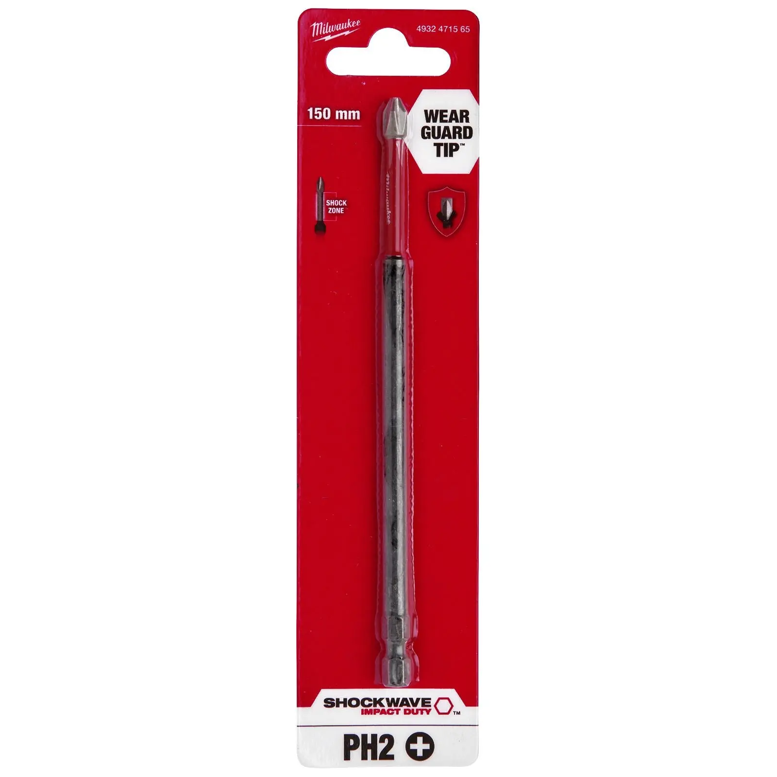 Milwaukee Screwdriver Bits Shockwave Impact Duty PH PZ TX HEX SL Blister Packed - Image 17