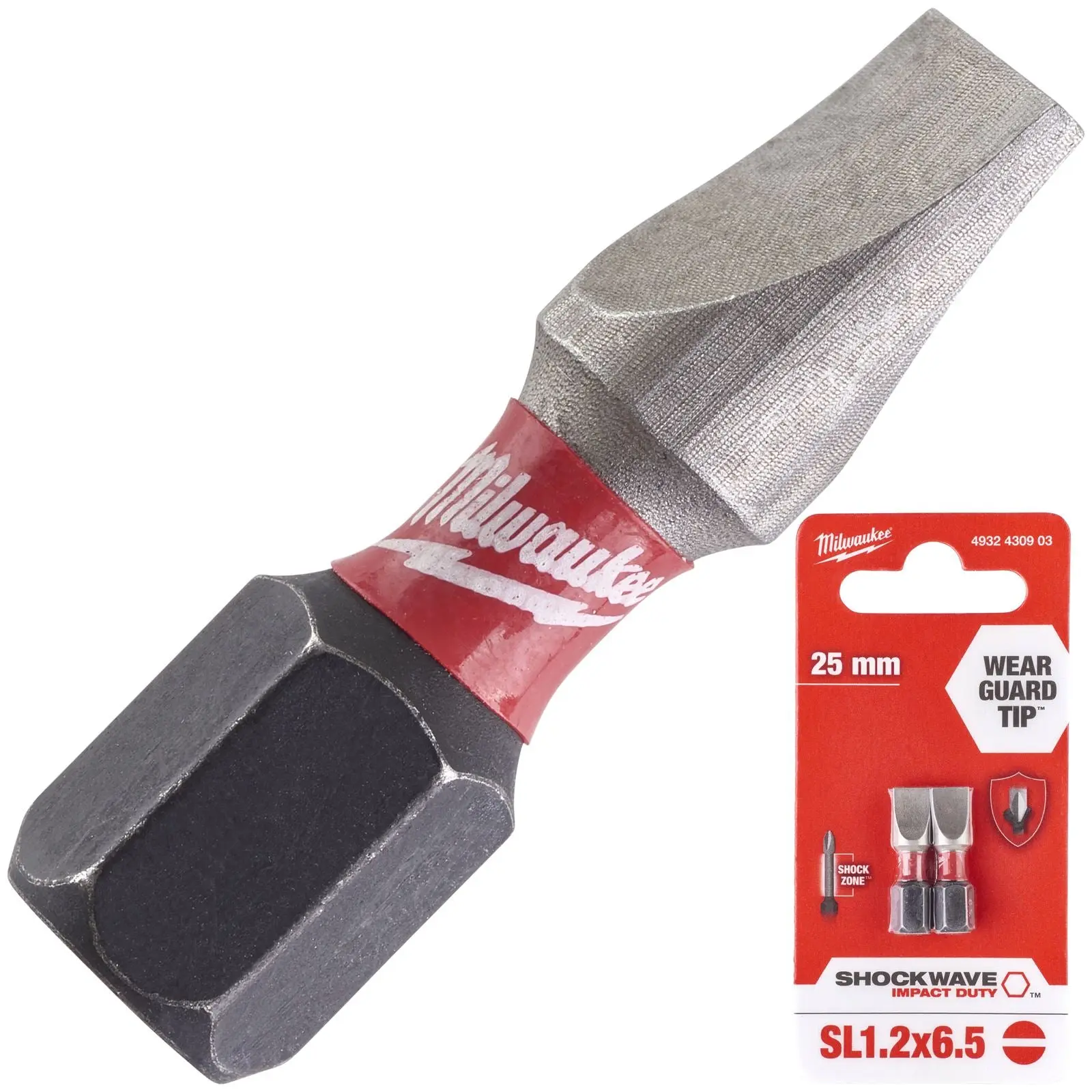Milwaukee Screwdriver Bits Shockwave Impact Duty PH PZ TX HEX SL Blister Packed - Image 22